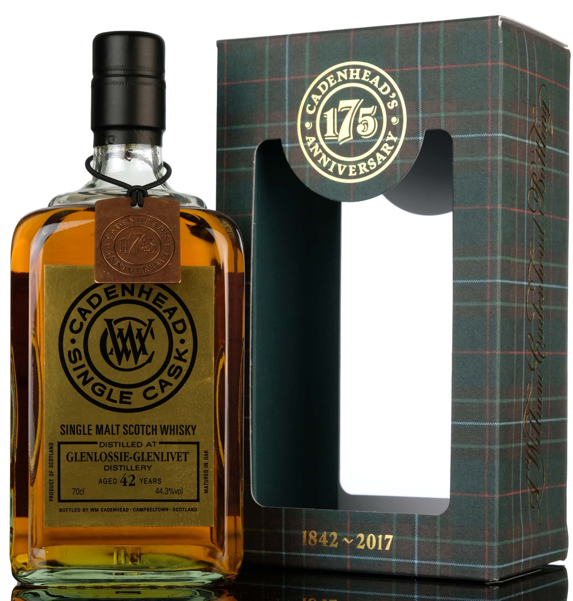 Glenlossie 1975-2017 - 42 Year Old - Cadenheads Gold Label - Single Cask