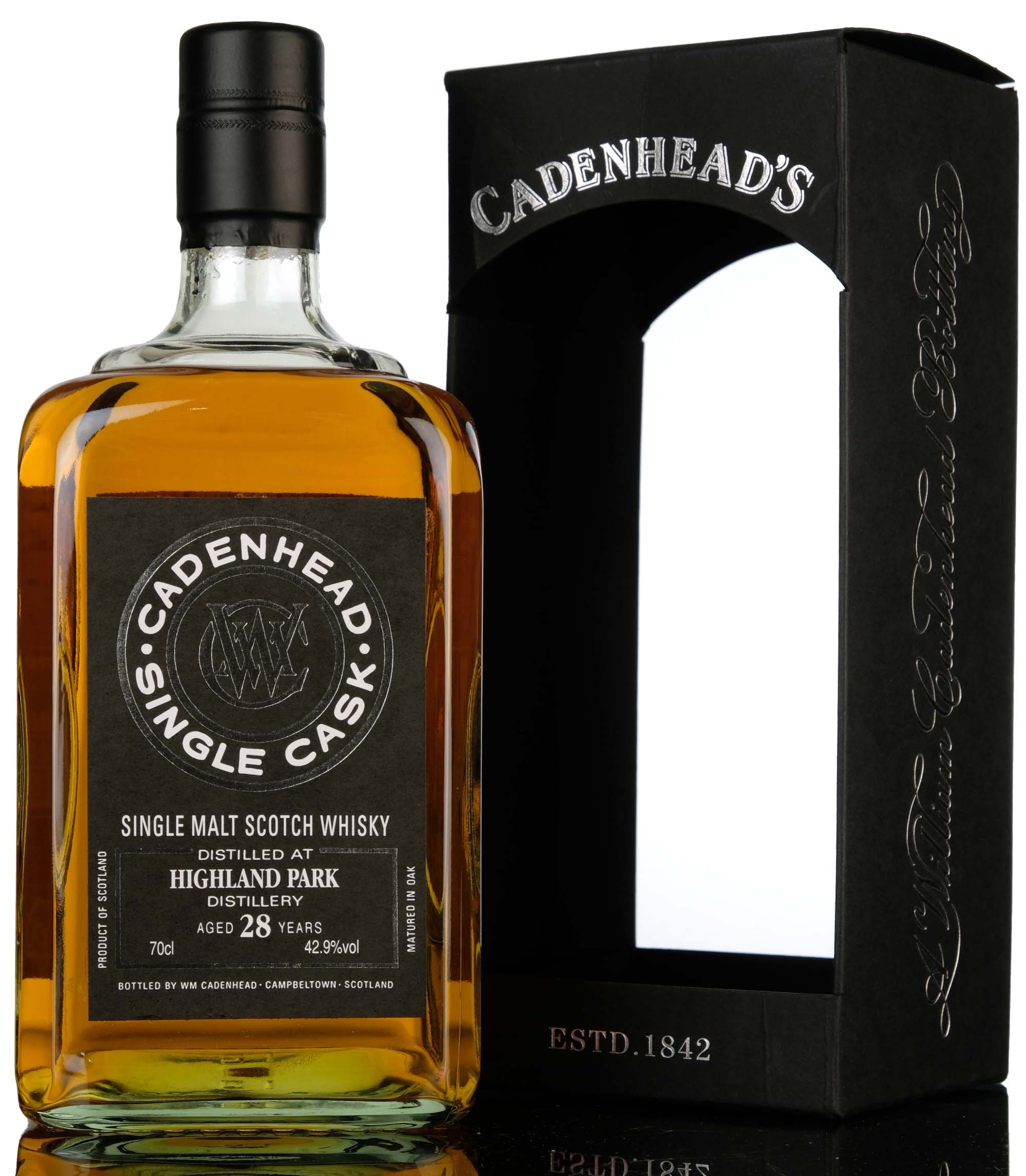 Highland Park 1989-2018 - 28 Year Old - Cadenheads Black Label - Single Cask - Whisky Live