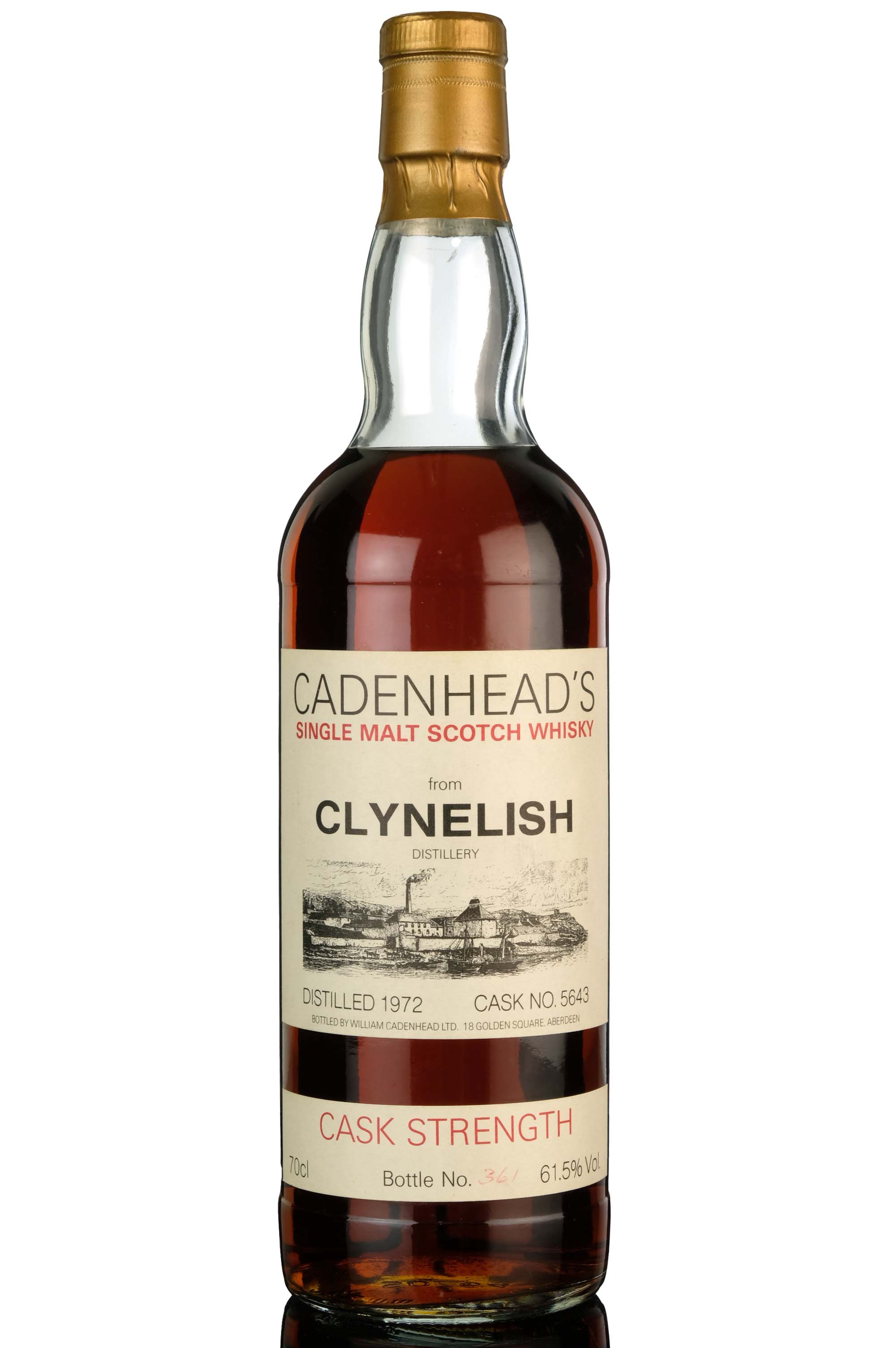 Clynelish 1972 - Cadenheads Cask Strength - Single Cask 5643