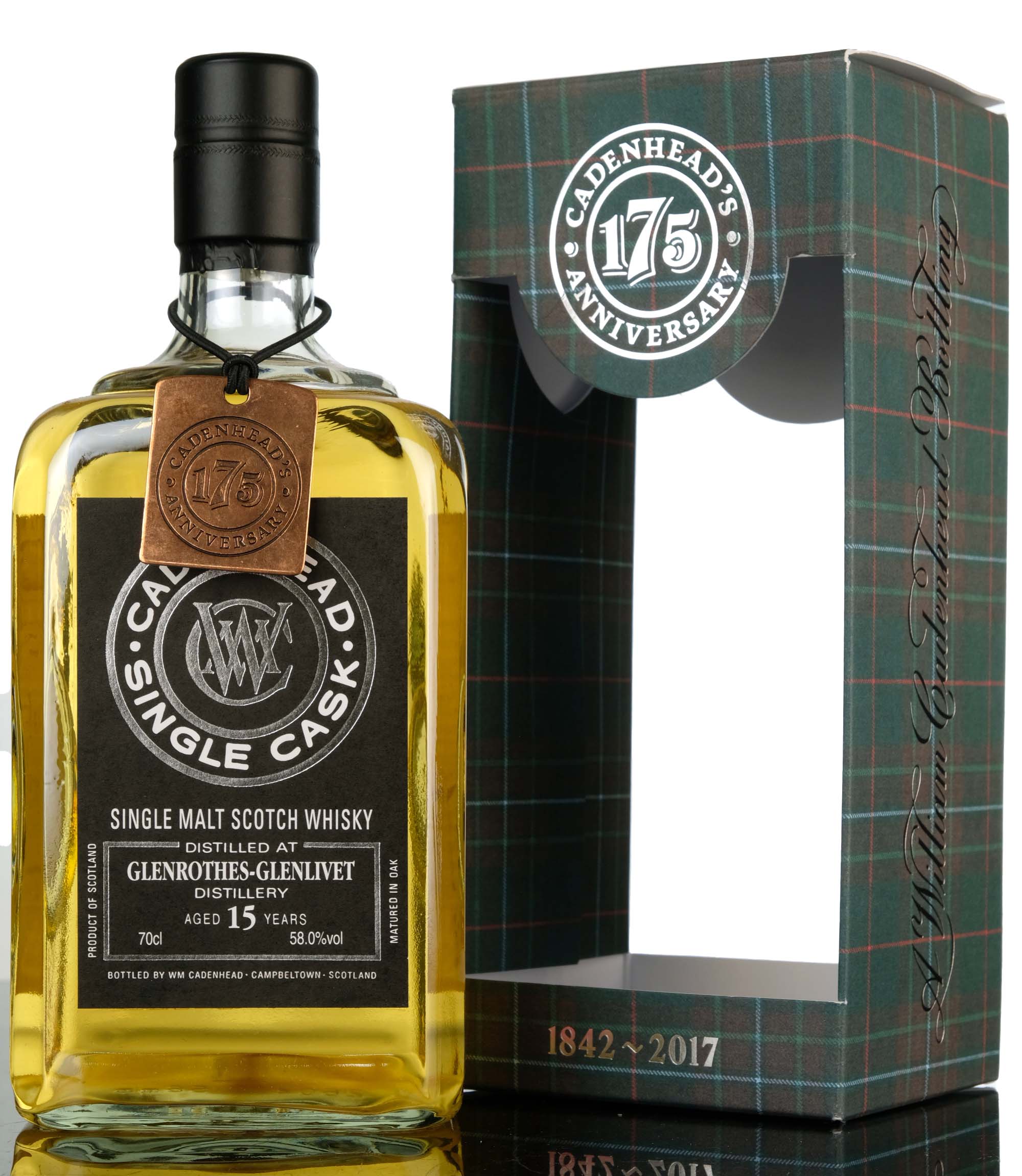 Glenrothes 2002 - 2017 15 Cadenheads Black Label Single Cask