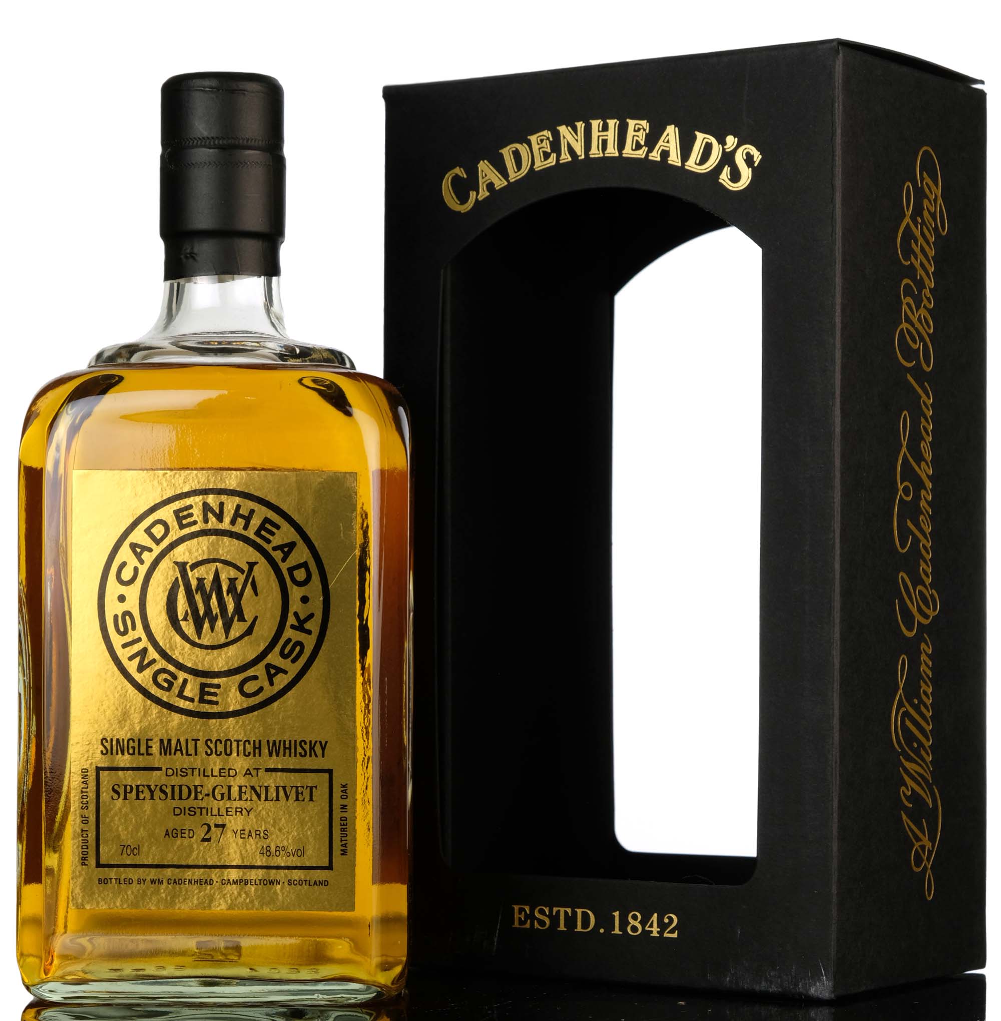 Speyside 1991-2019 - 27 Year Old - Cadenheads Gold Label - Single Cask