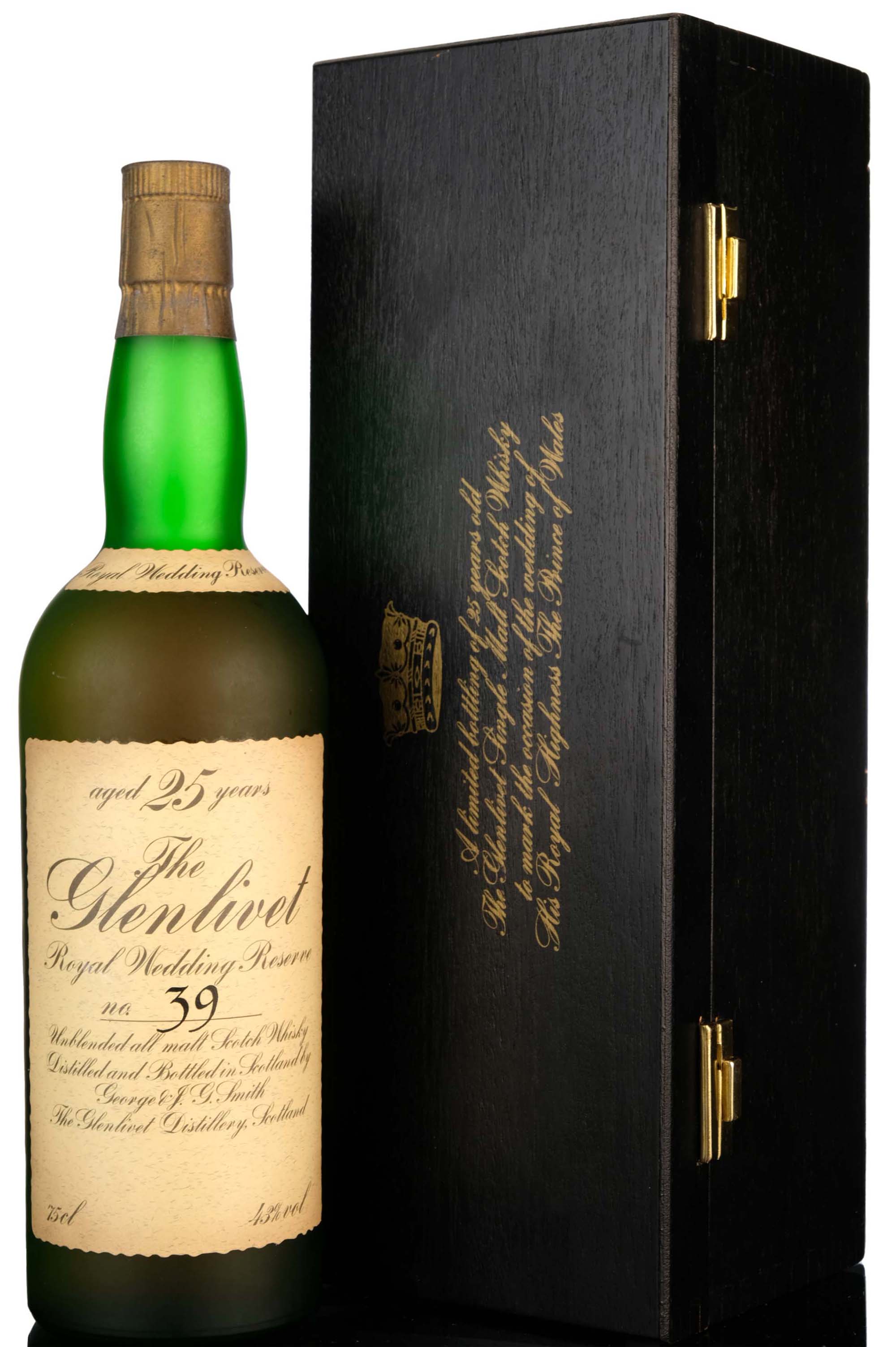 Glenlivet 25 Year Old - Royal Wedding Reserve 1981