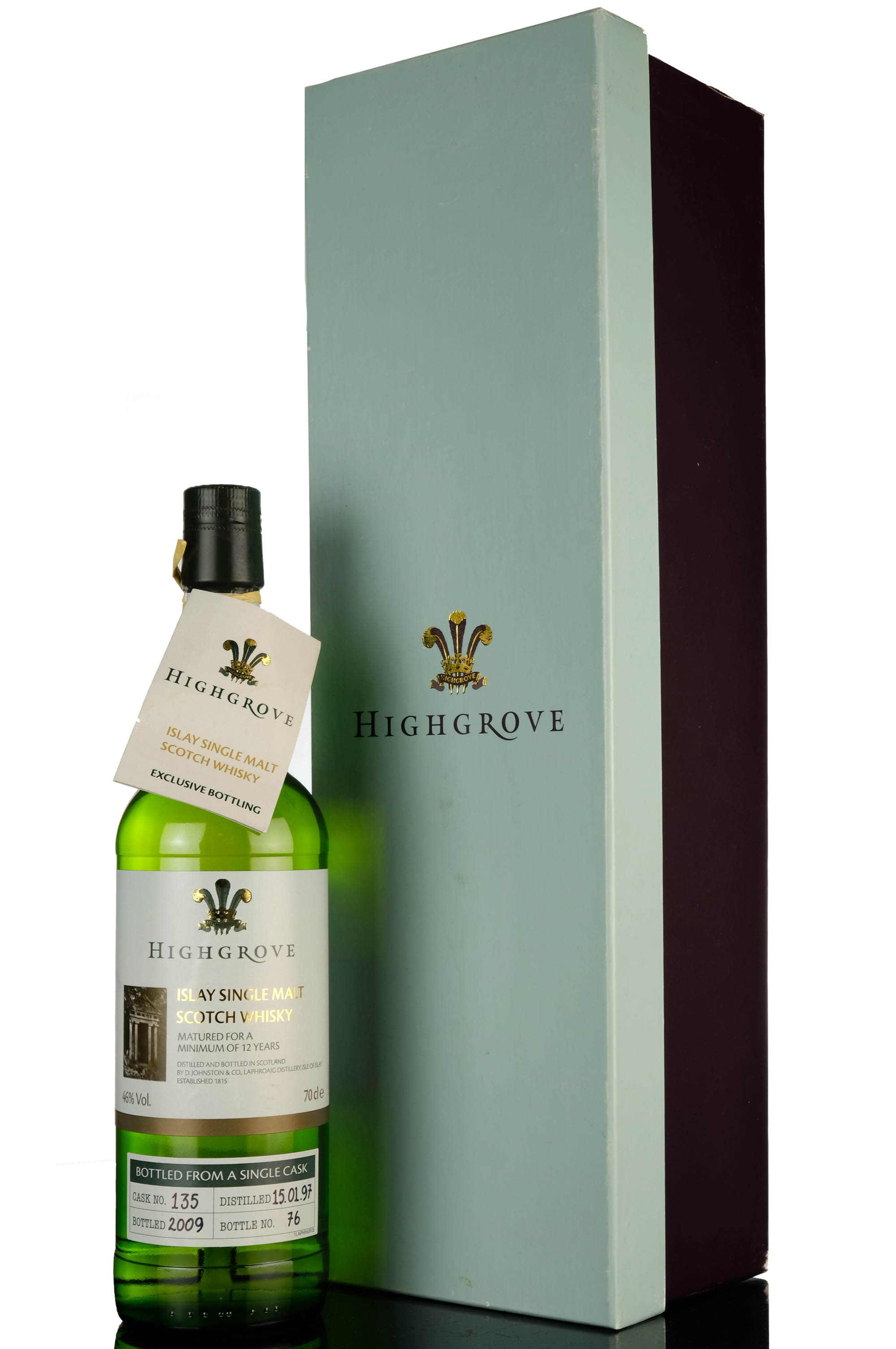 Laphroaig 1997-2009 - 12 Year Old - Highgrove - Single Cask 135