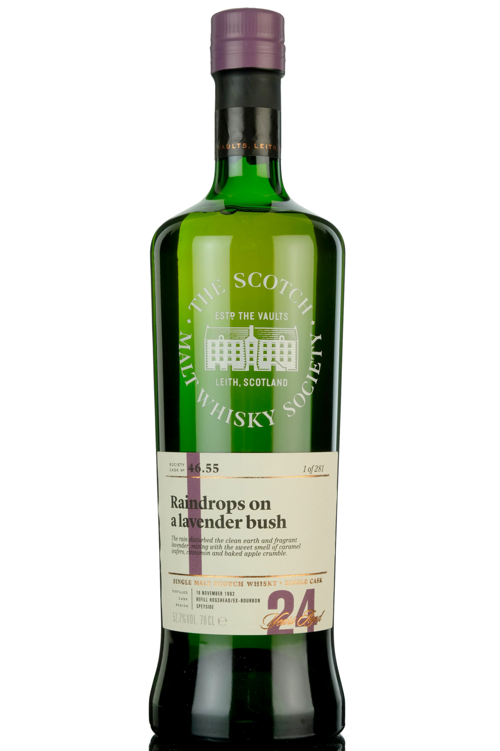 Glenlossie 1992-2017 - 24 Year Old - SMWS 46.55 - Raindrops On A Lavender Bush