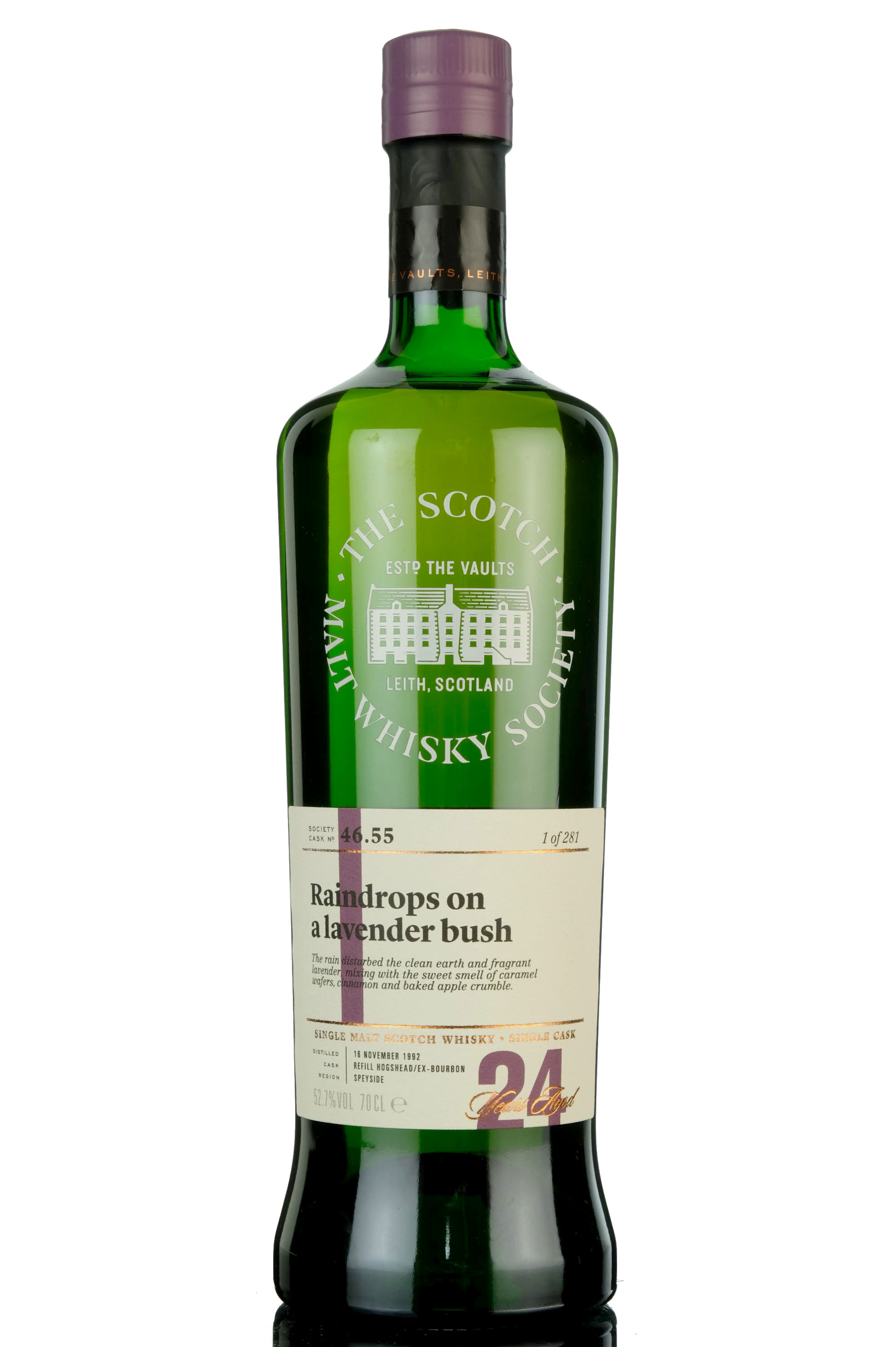 Glenlossie 1992-2017 - 24 Year Old - SMWS 46.55 - Raindrops On A Lavender Bush