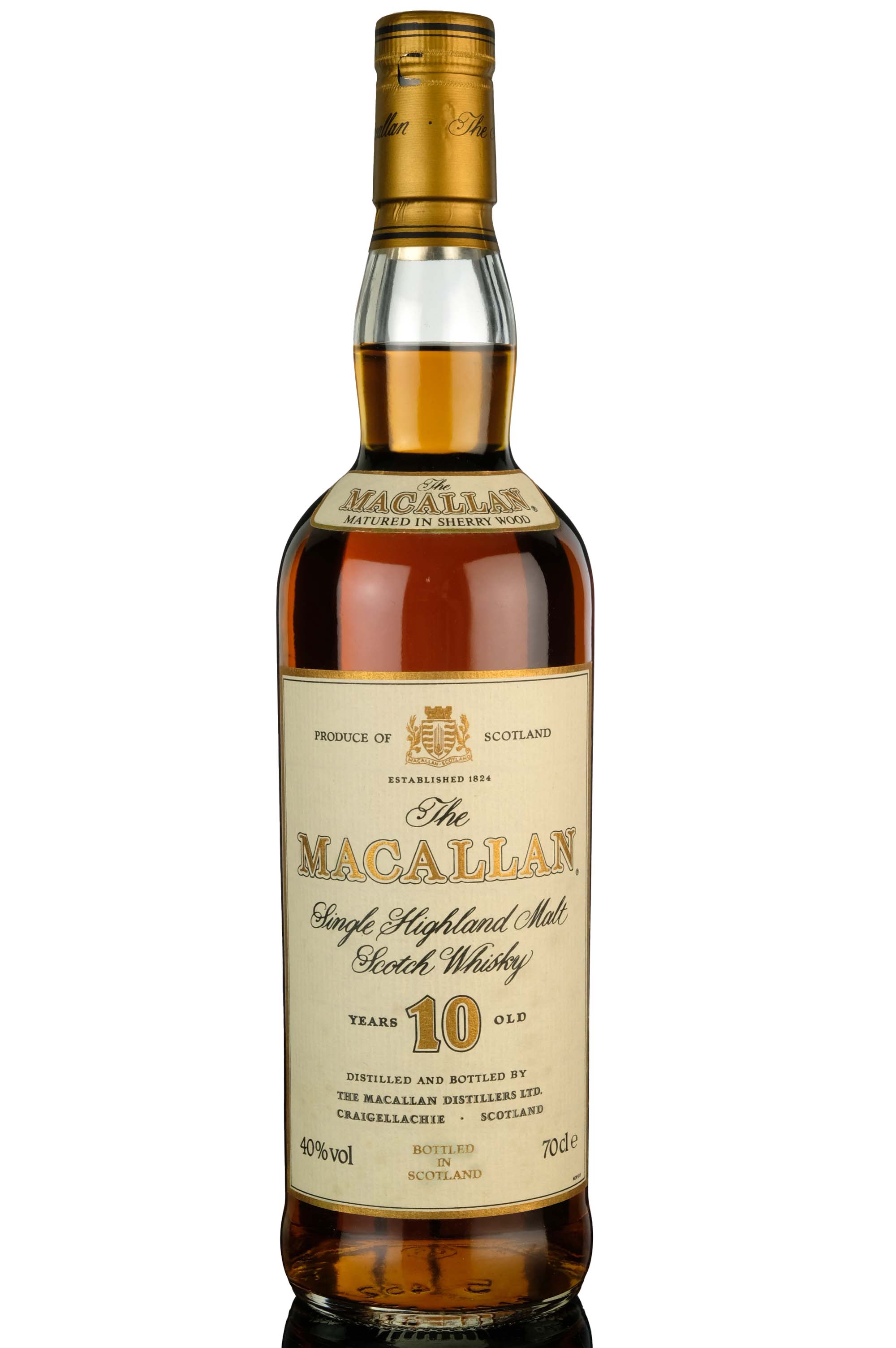 Macallan 10 Year Old - Sherry Cask - 1990s