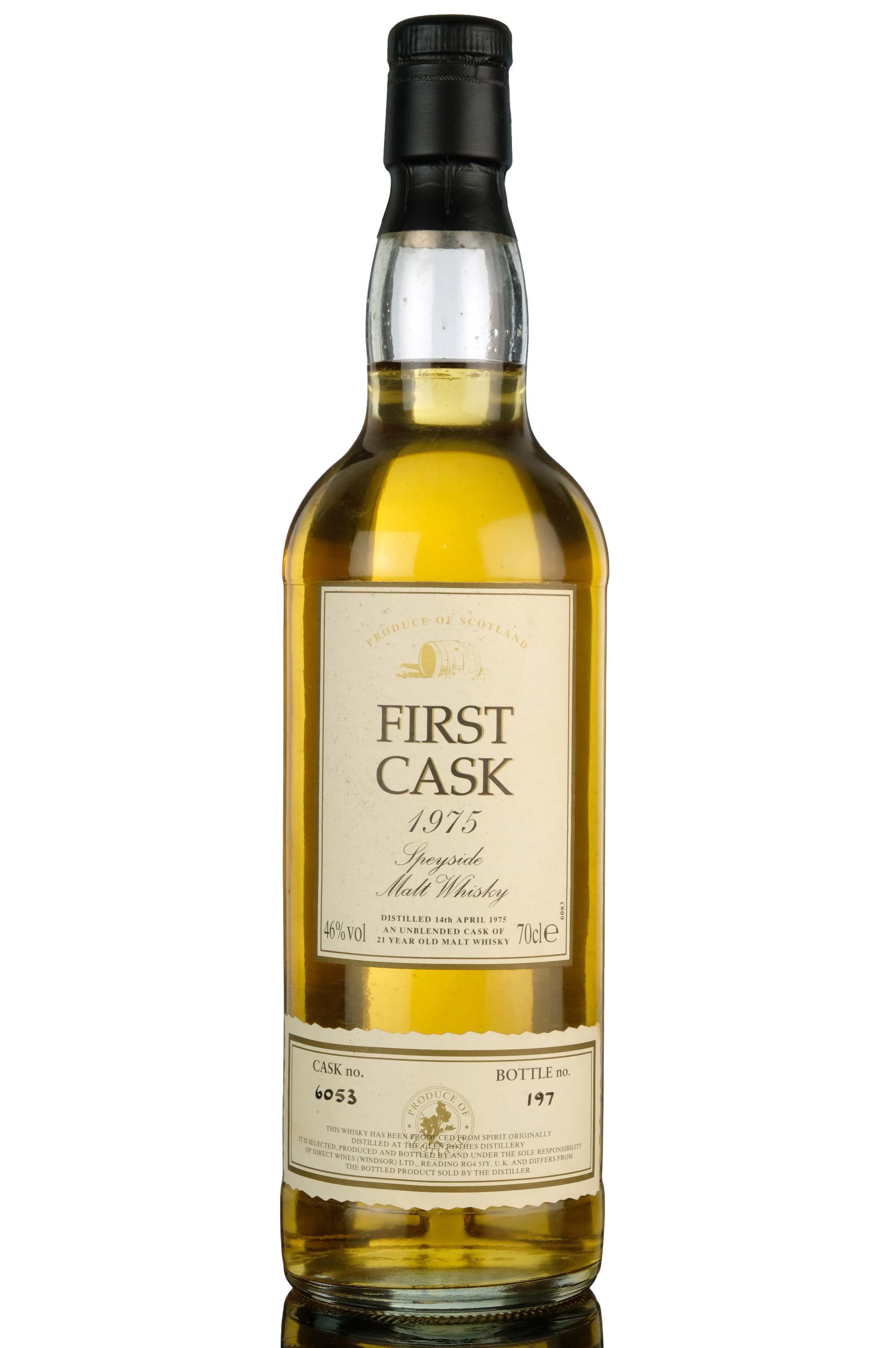 Glenrothes 1975 - 21 Year Old - First Cask - Single Cask 6053