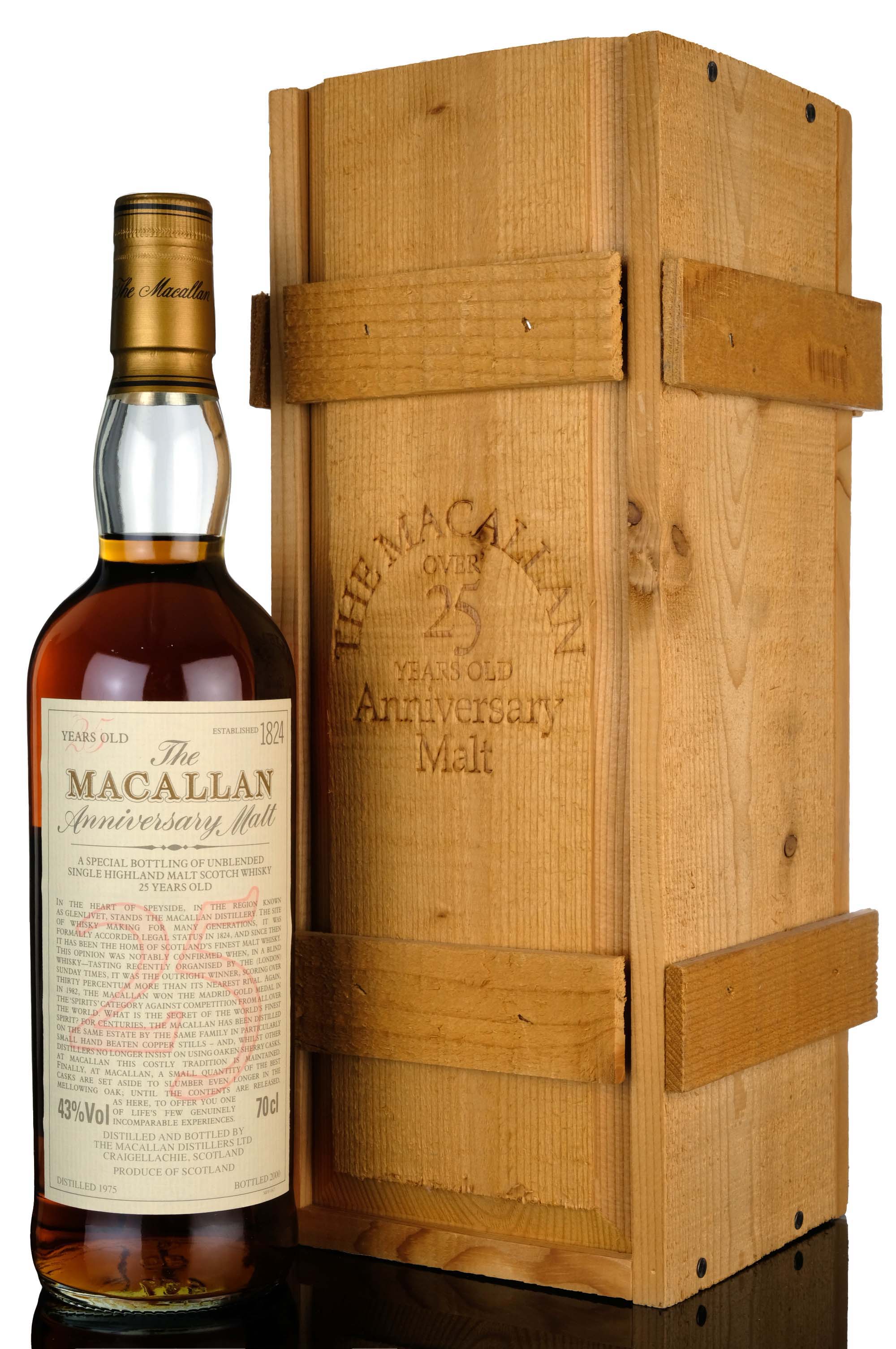 Macallan 1975-2000 - 25 Year Old Anniversary Malt