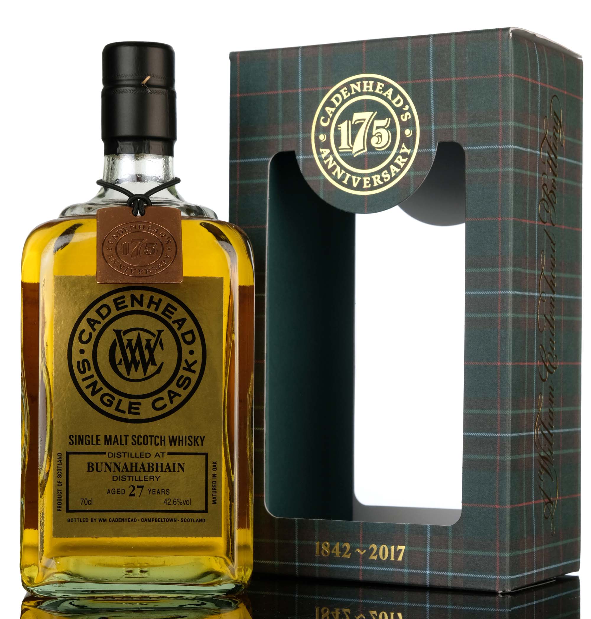 Bunnahabhain 1989-2017 - 27 Year Old - Cadenheads Gold Label - Single Cask