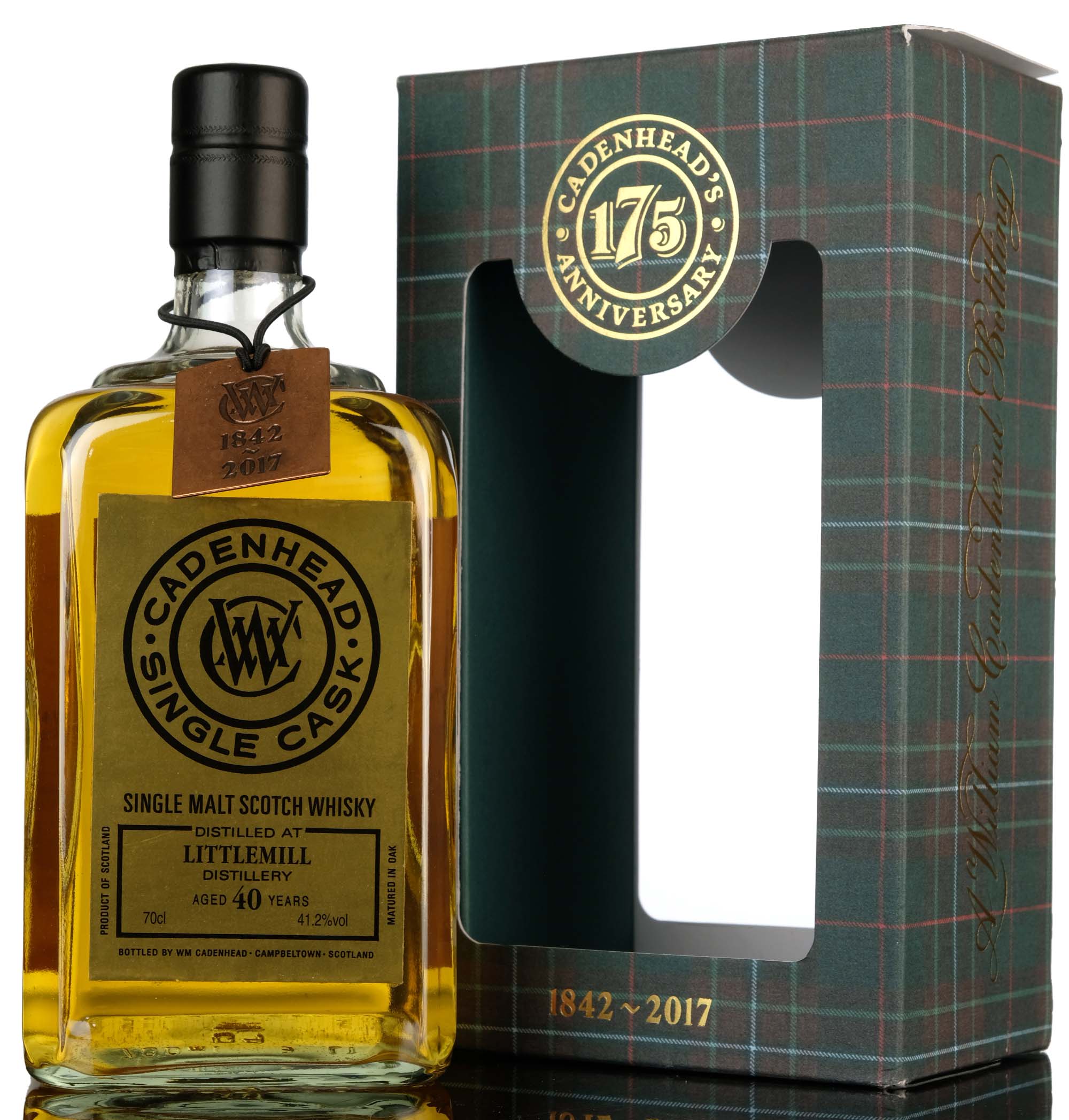 Littlemill 1977-2017 - 40 Year Old - Cadenheads Gold Label - Single Cask