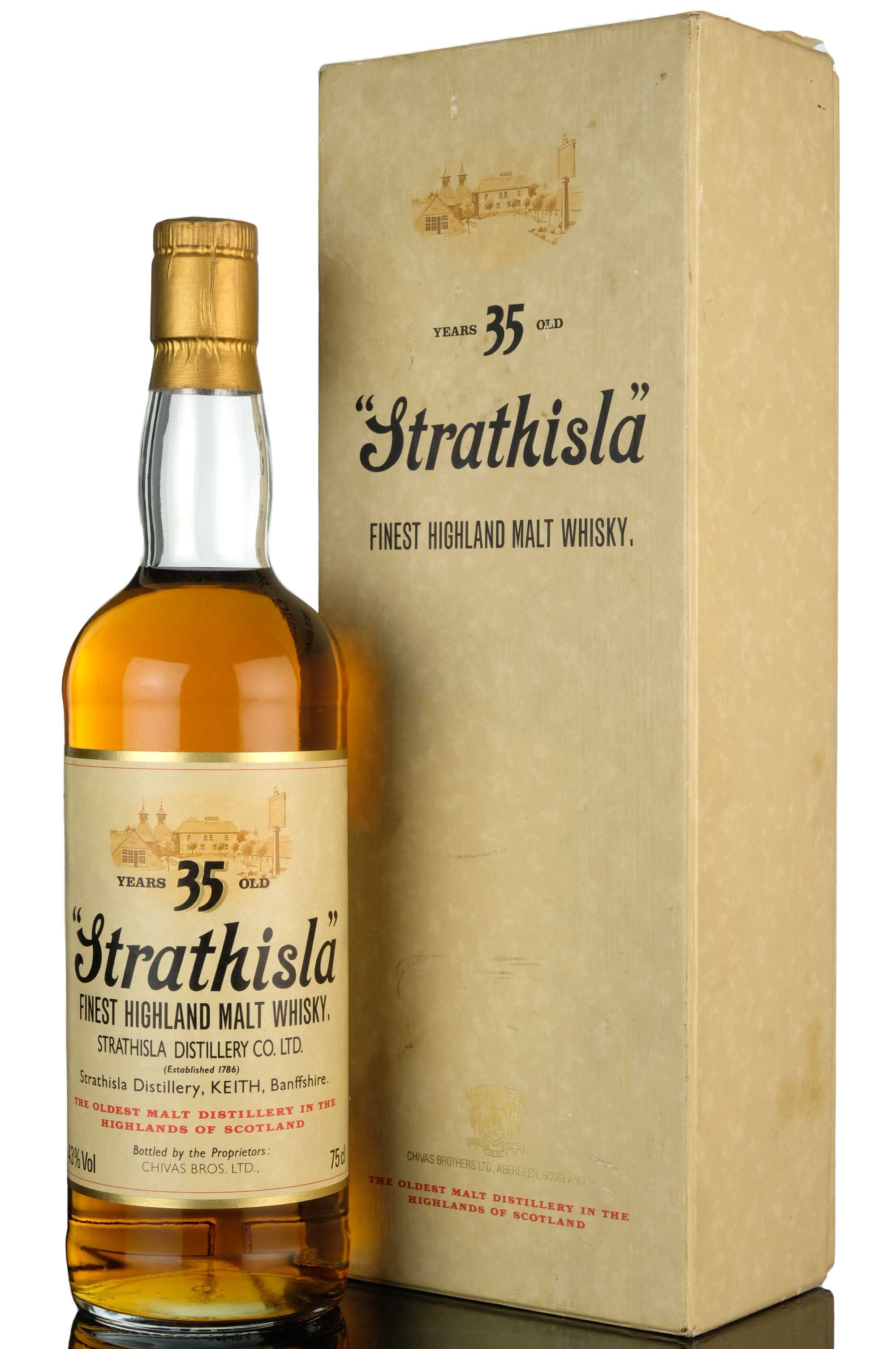 Strathisla 35 Year Old - Bicentenary 1786-1986