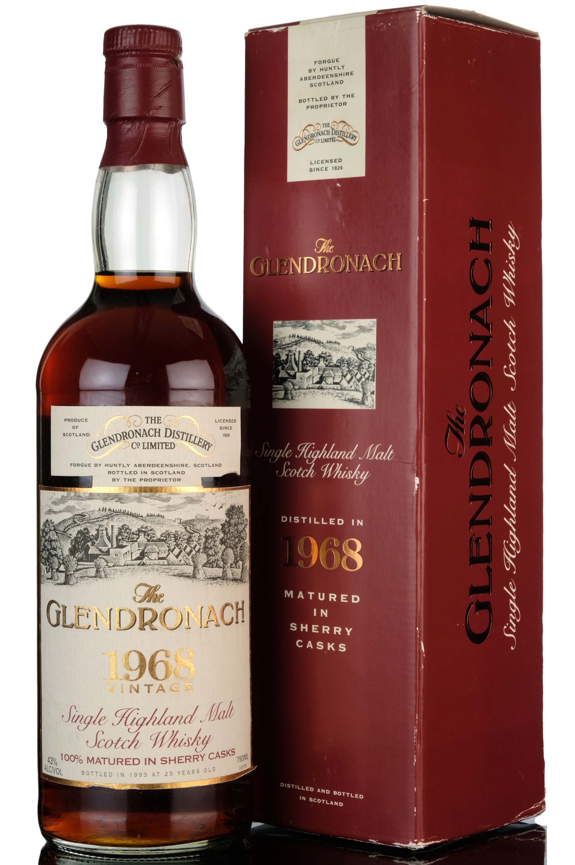 Glendronach 1968-1993 - 25 Year Old