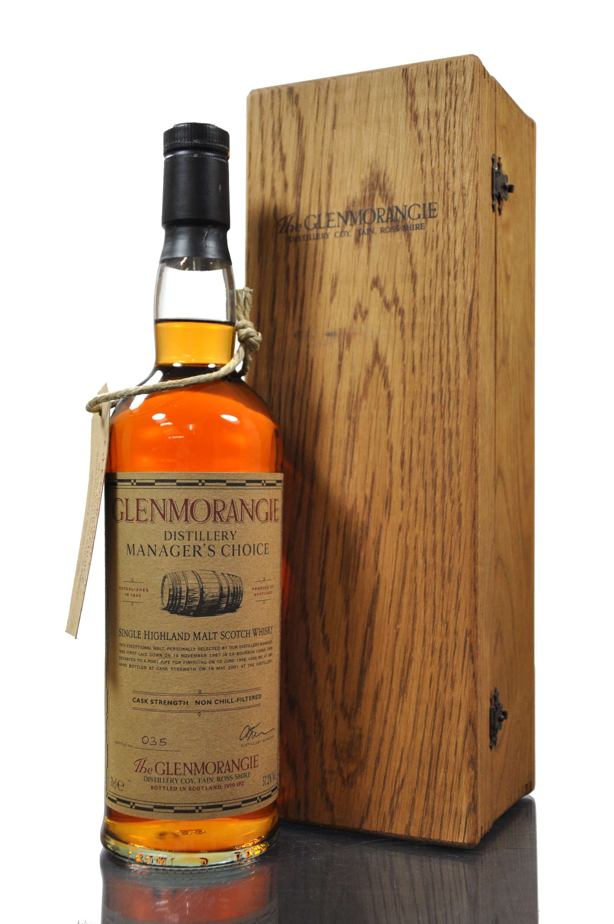 Glenmorangie 1987-2001 - Managers Choice Cask 41