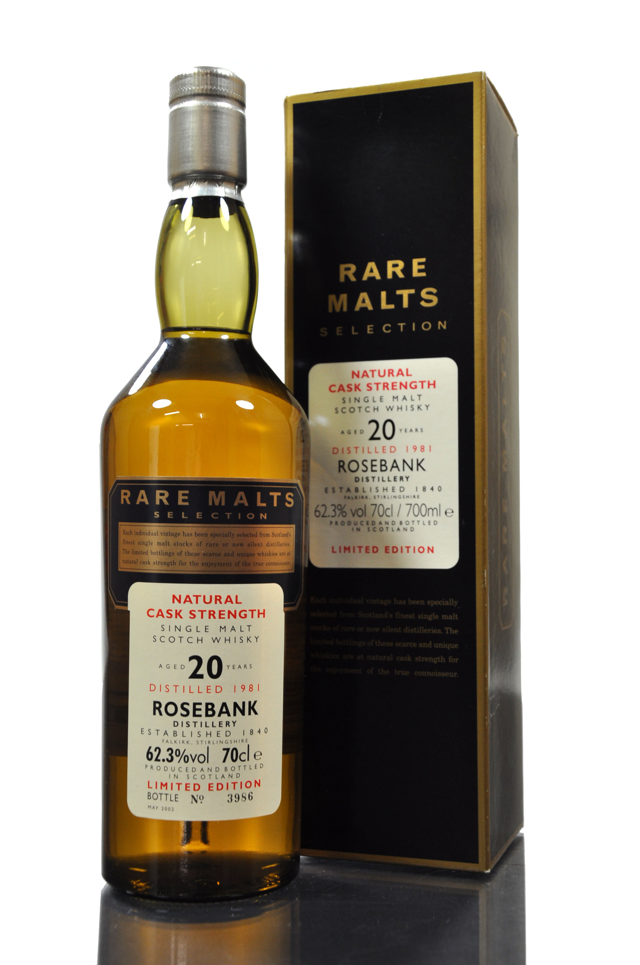 Rosebank 1981-2002 - 20 Year Old - Rare Malts 62.3%