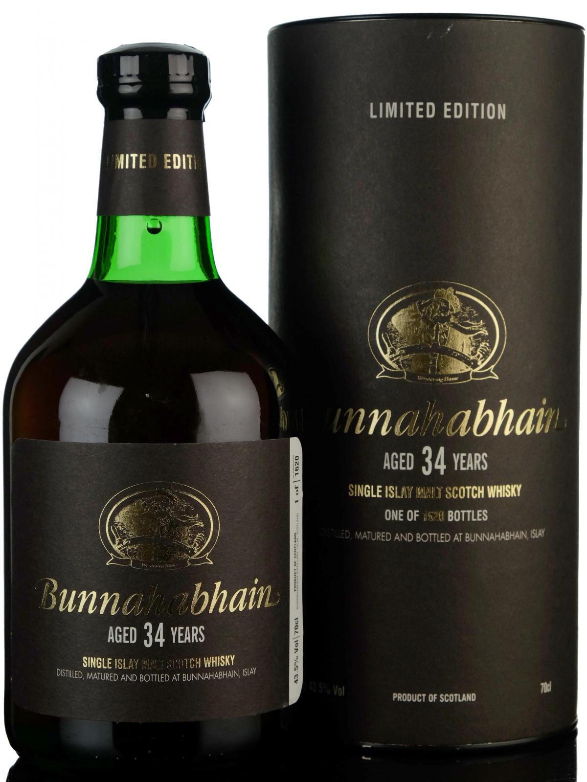 Bunnahabhain 1968-2002 - 34 Year Old