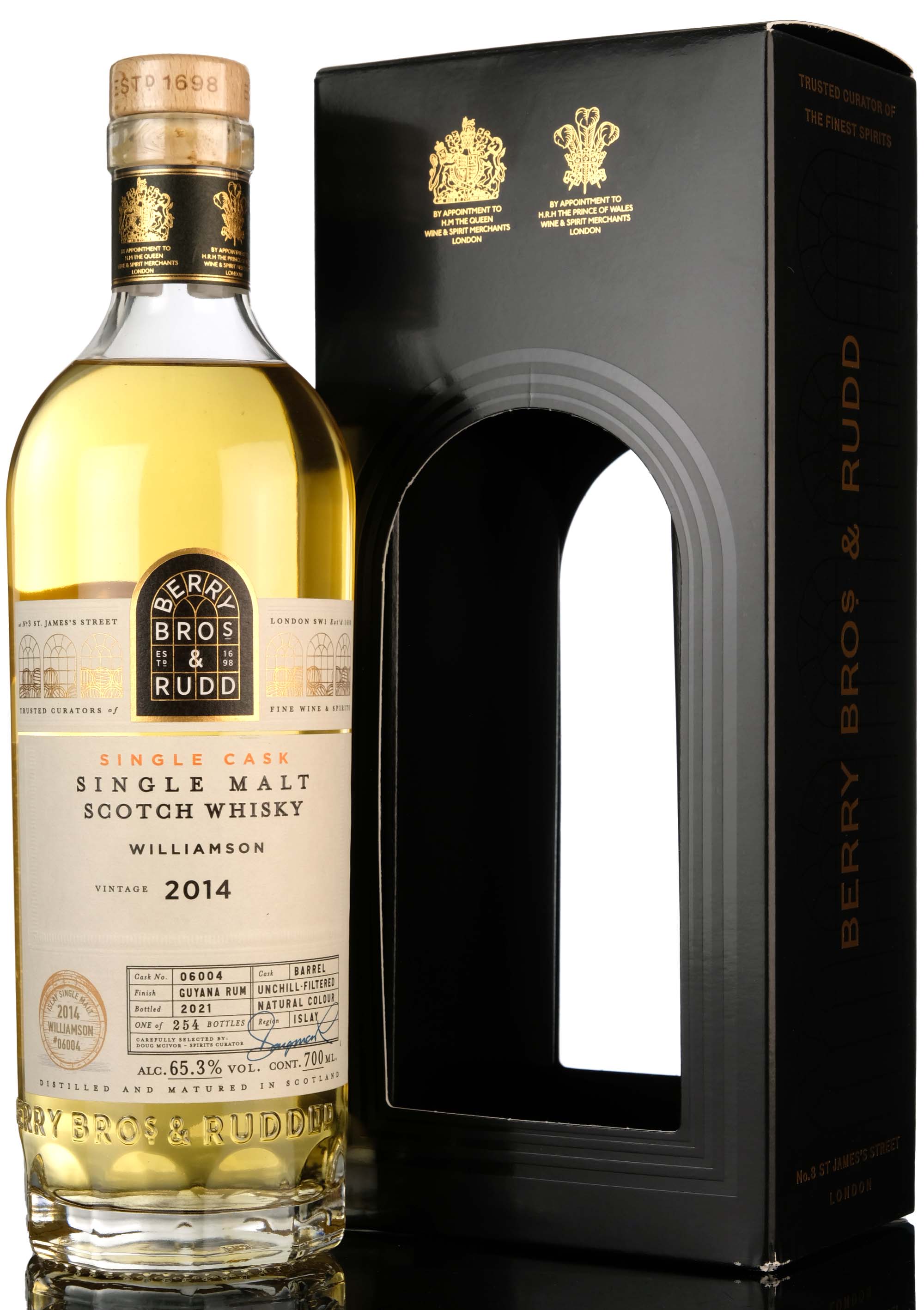 Williamson 2014-2021 - 6 Year Old - Berry Bros & Rudd - Single Cask 06004