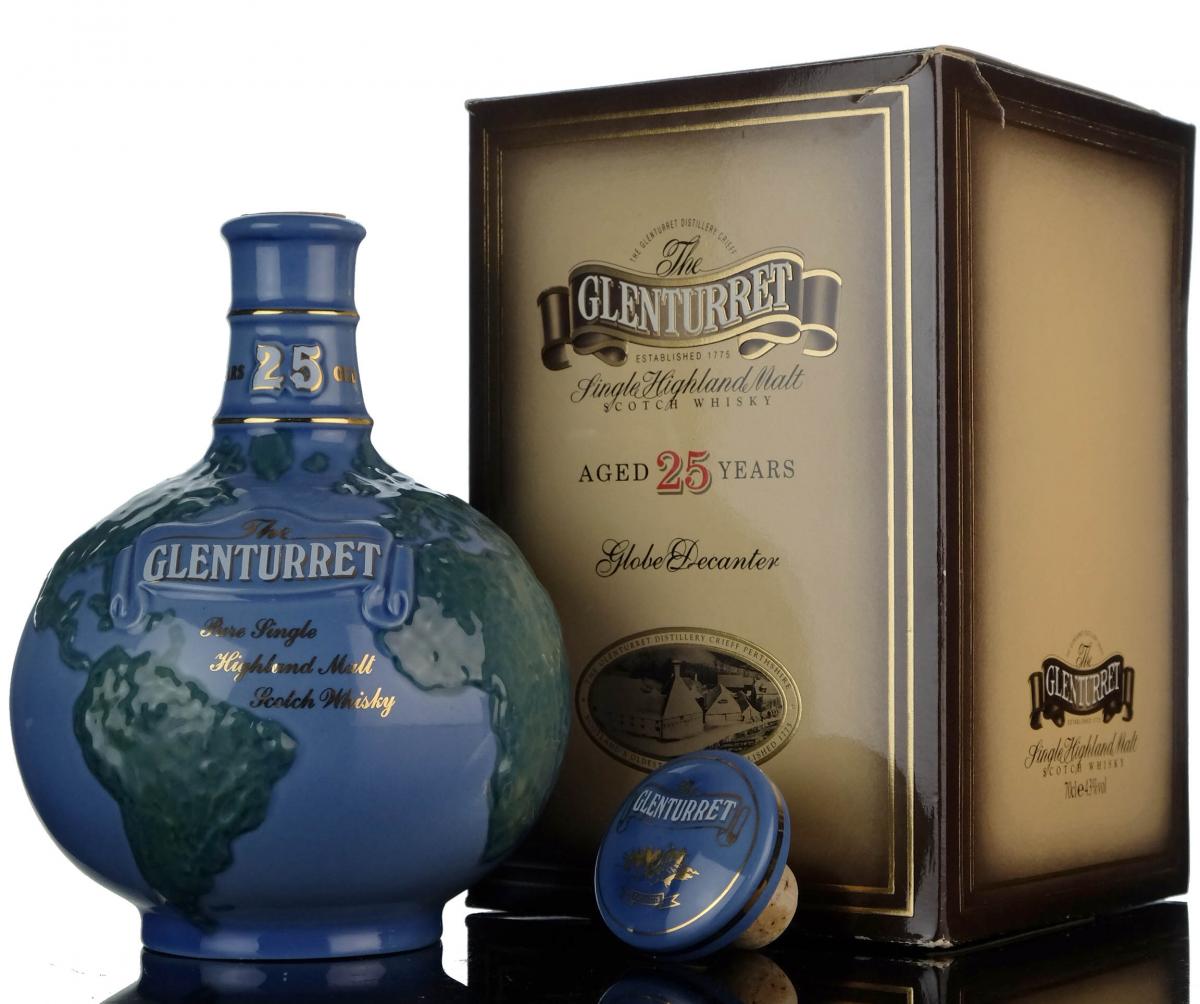Glenturret 25 Year Old - Globe Decanter