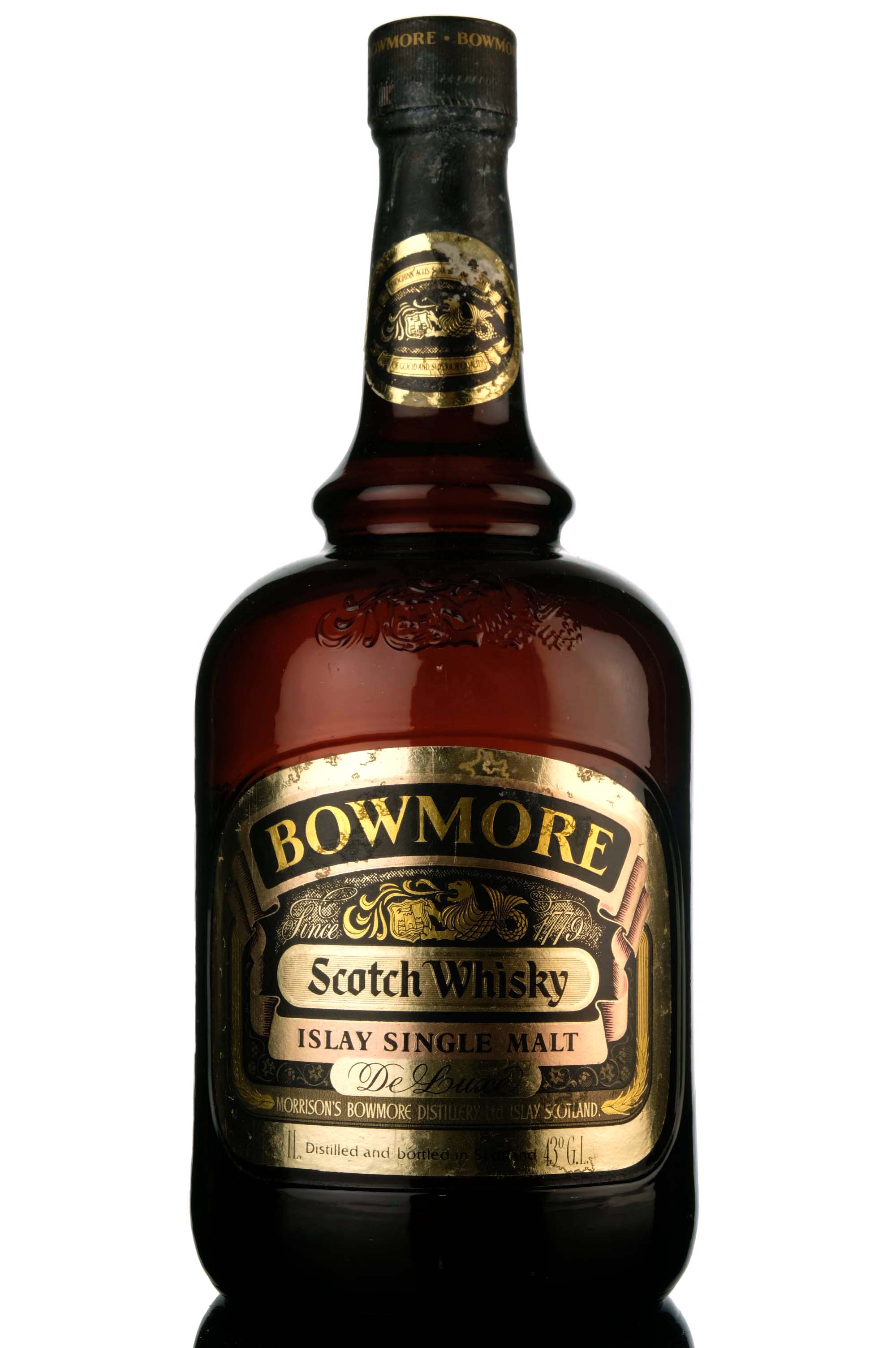 Bowmore De Luxe Dumpy - Late 1970s - 1 Litre