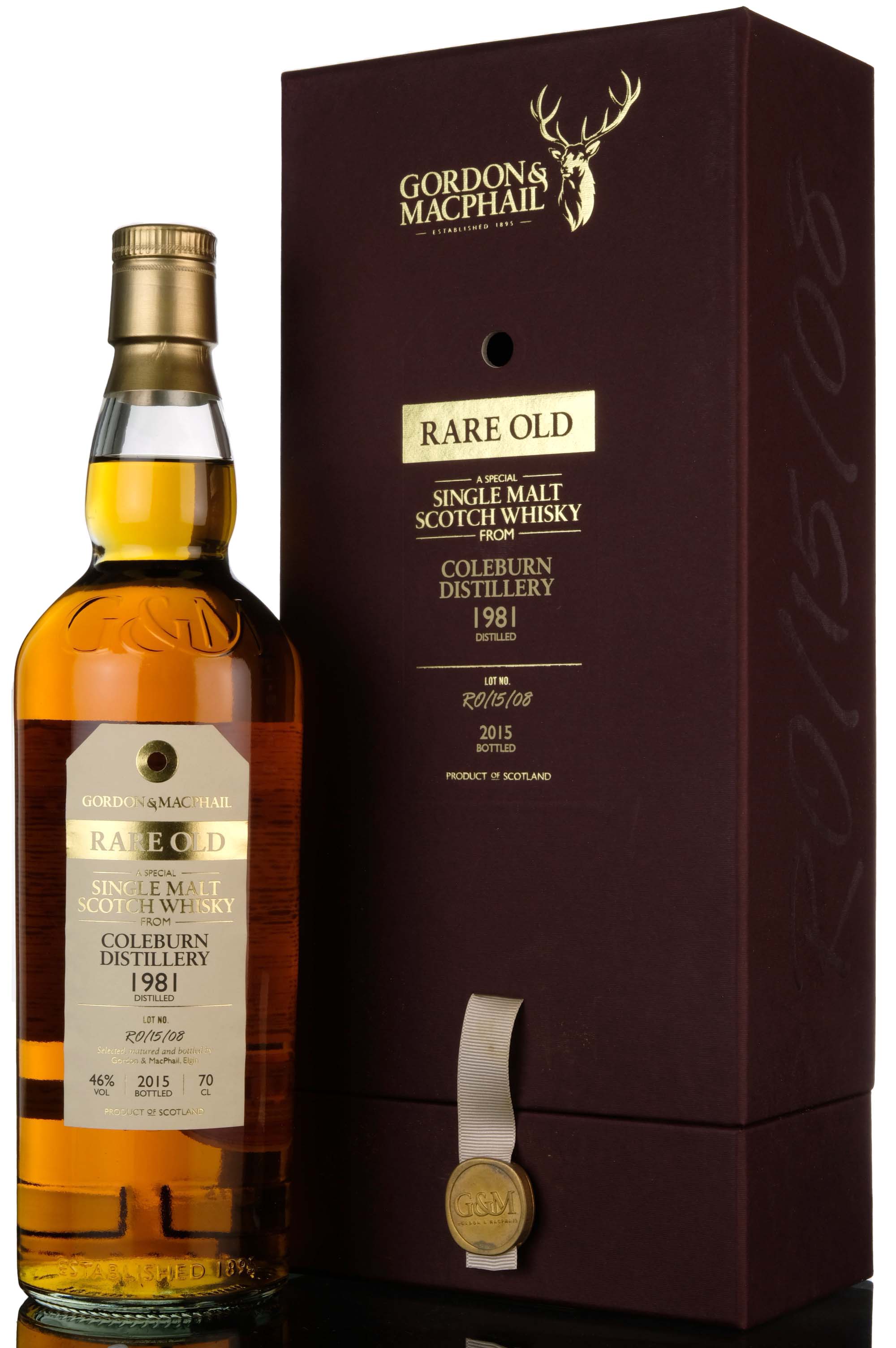 Coleburn 1981-2015 - Gordon & MacPhail - Rare Old - Lot RO/15/08