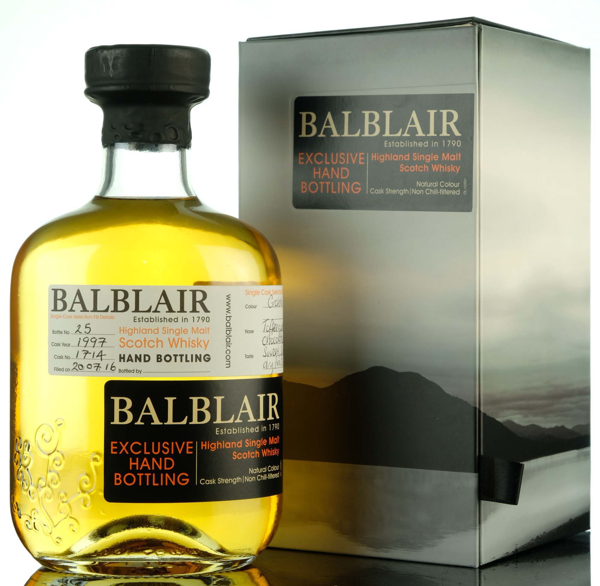 Balblair 1997-2016 - Hand Filled - Single Cask 1714