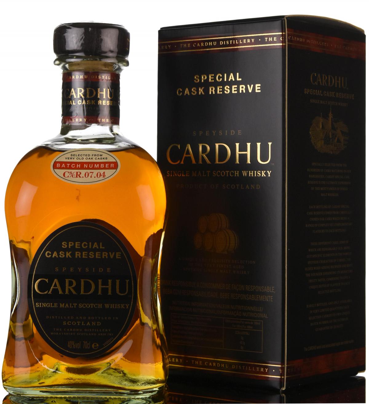 Cardhu Special Cask Reserve