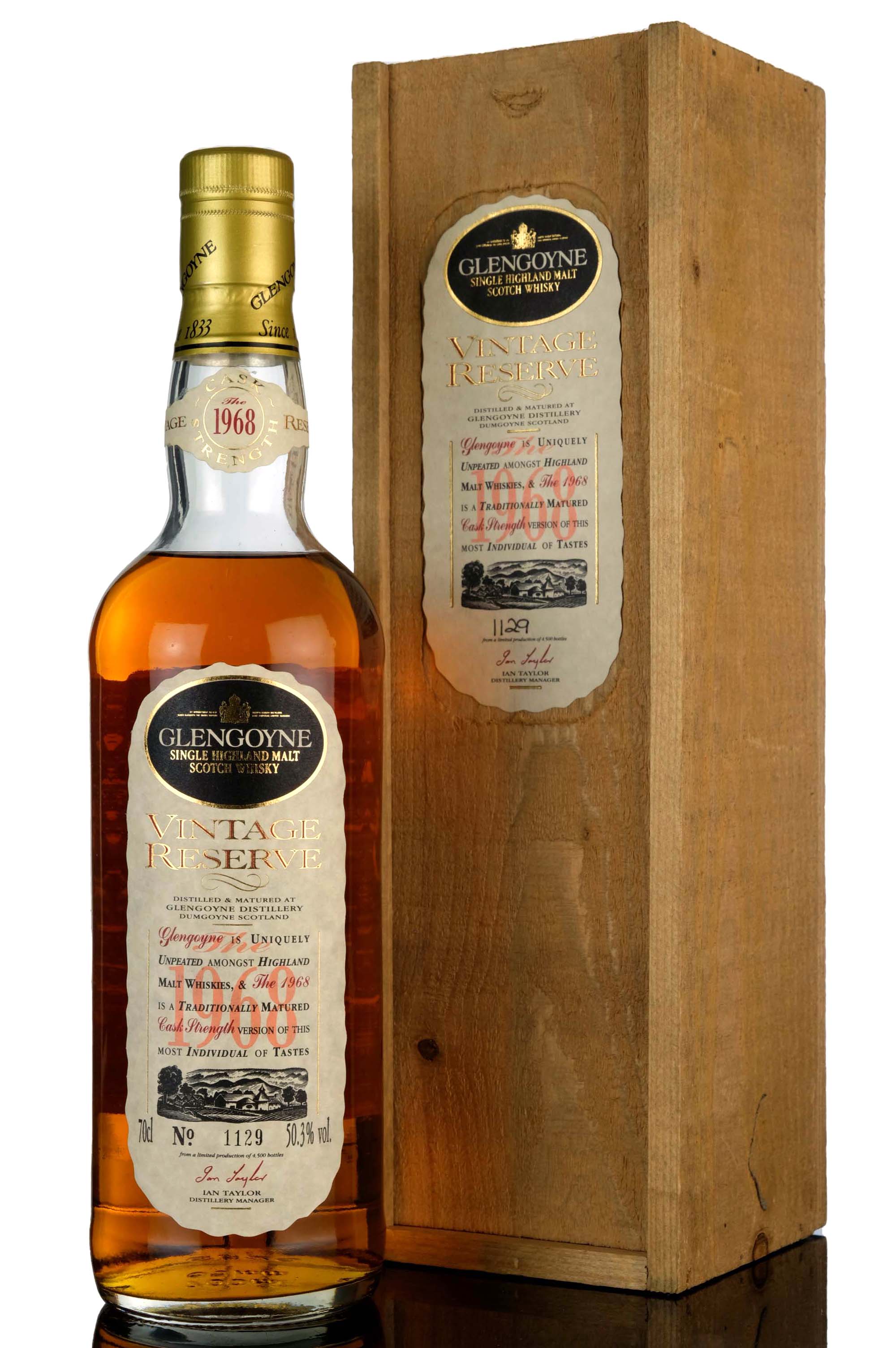 Glengoyne 1968 - 25 Year Old - Vintage Reserve - Cask Strength