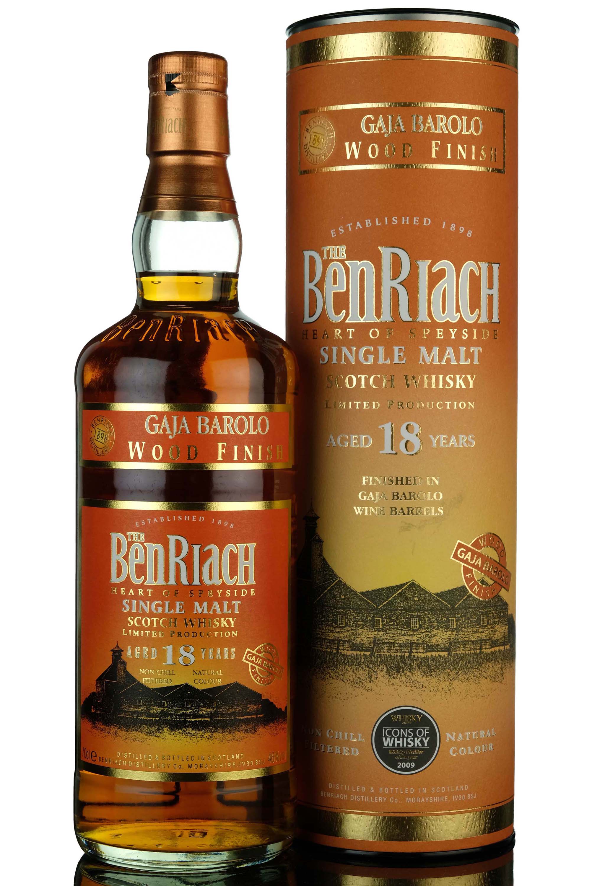 Benriach 18 Year Old - Gaja Barolo Wood Finish