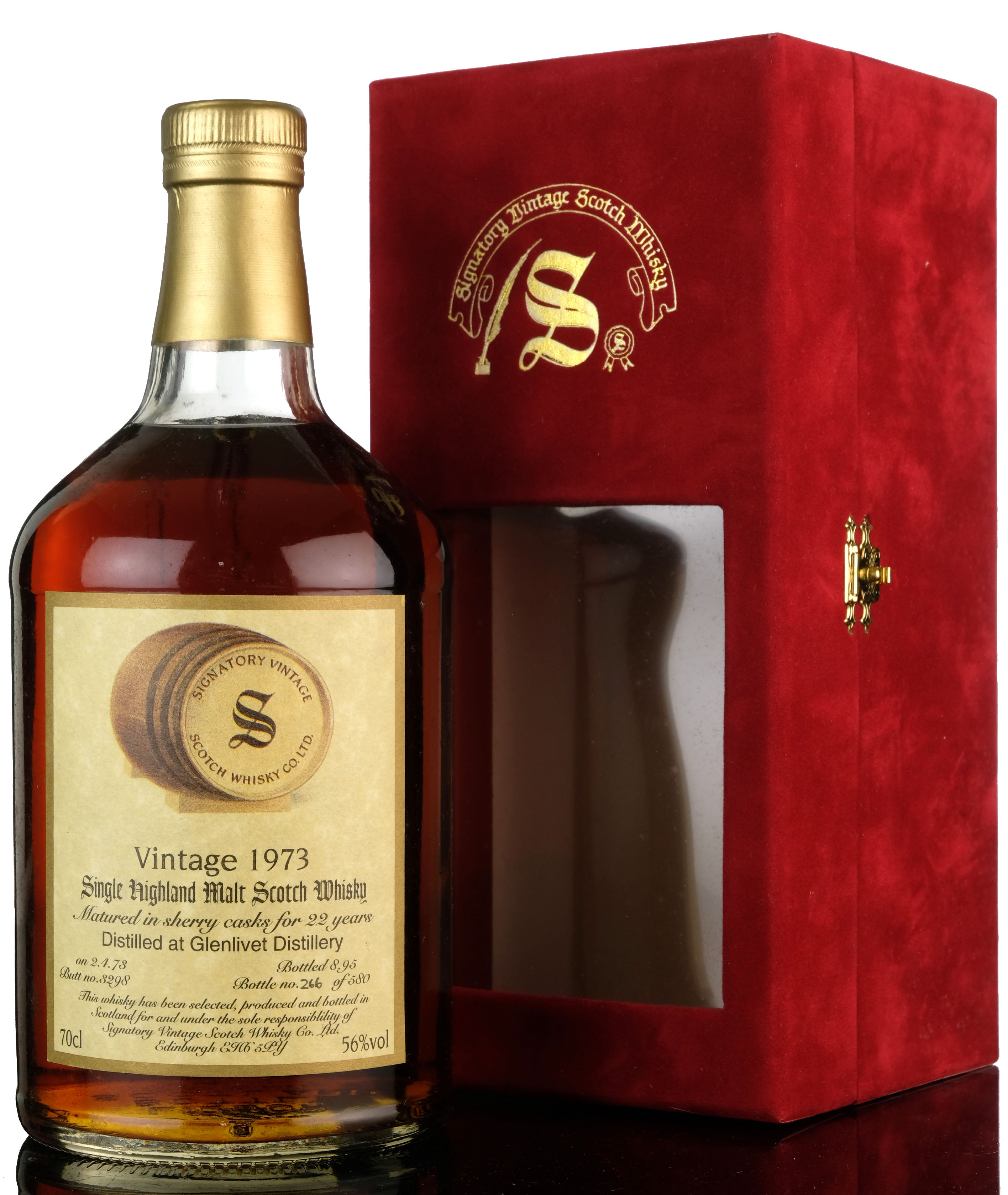 Glenlivet 1973 - 1995 22 Signatory Vintage Single Cask 3298