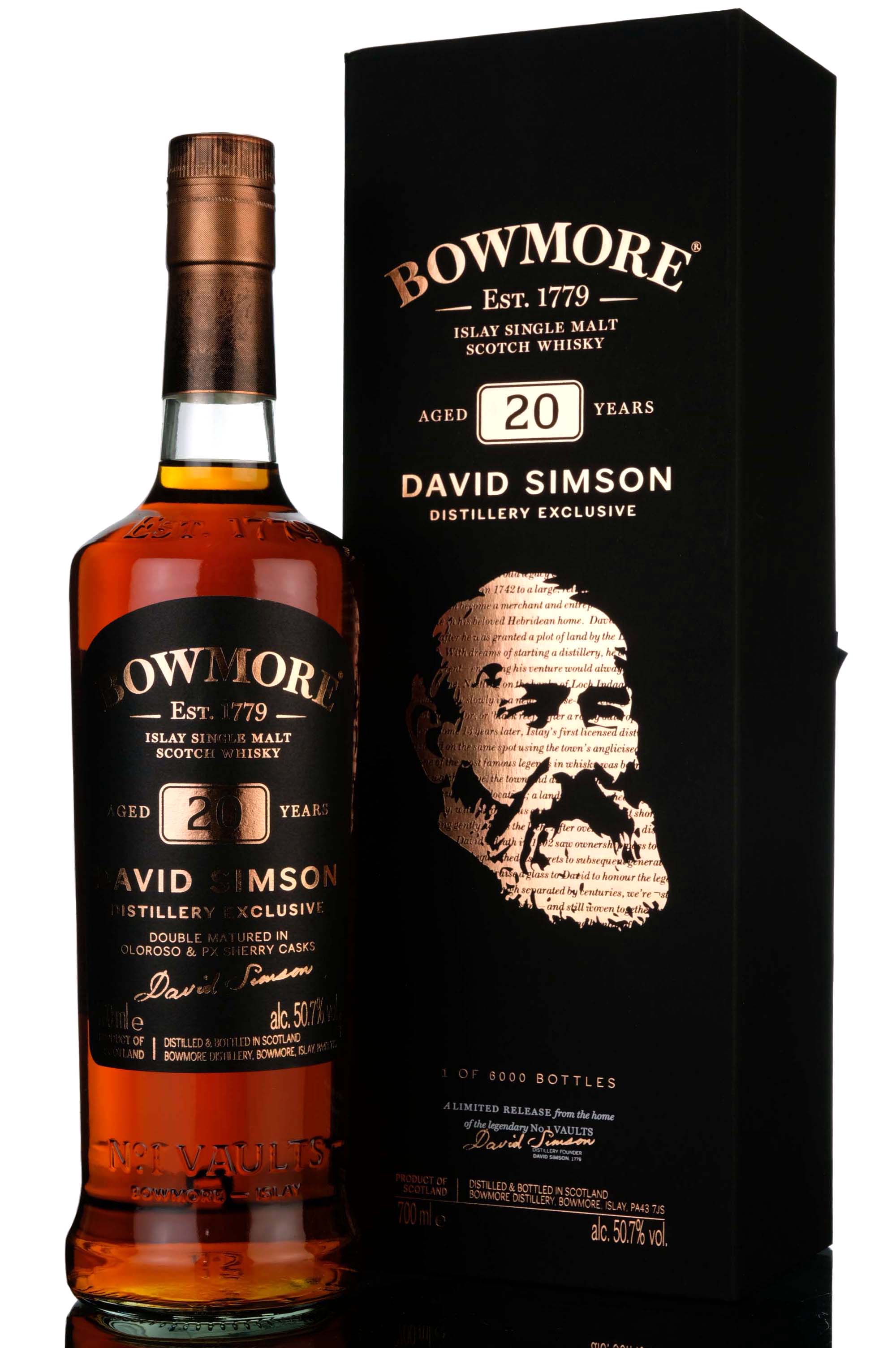 Bowmore 20 Year Old - David Simson Distillery Exclusive - 2020 Release