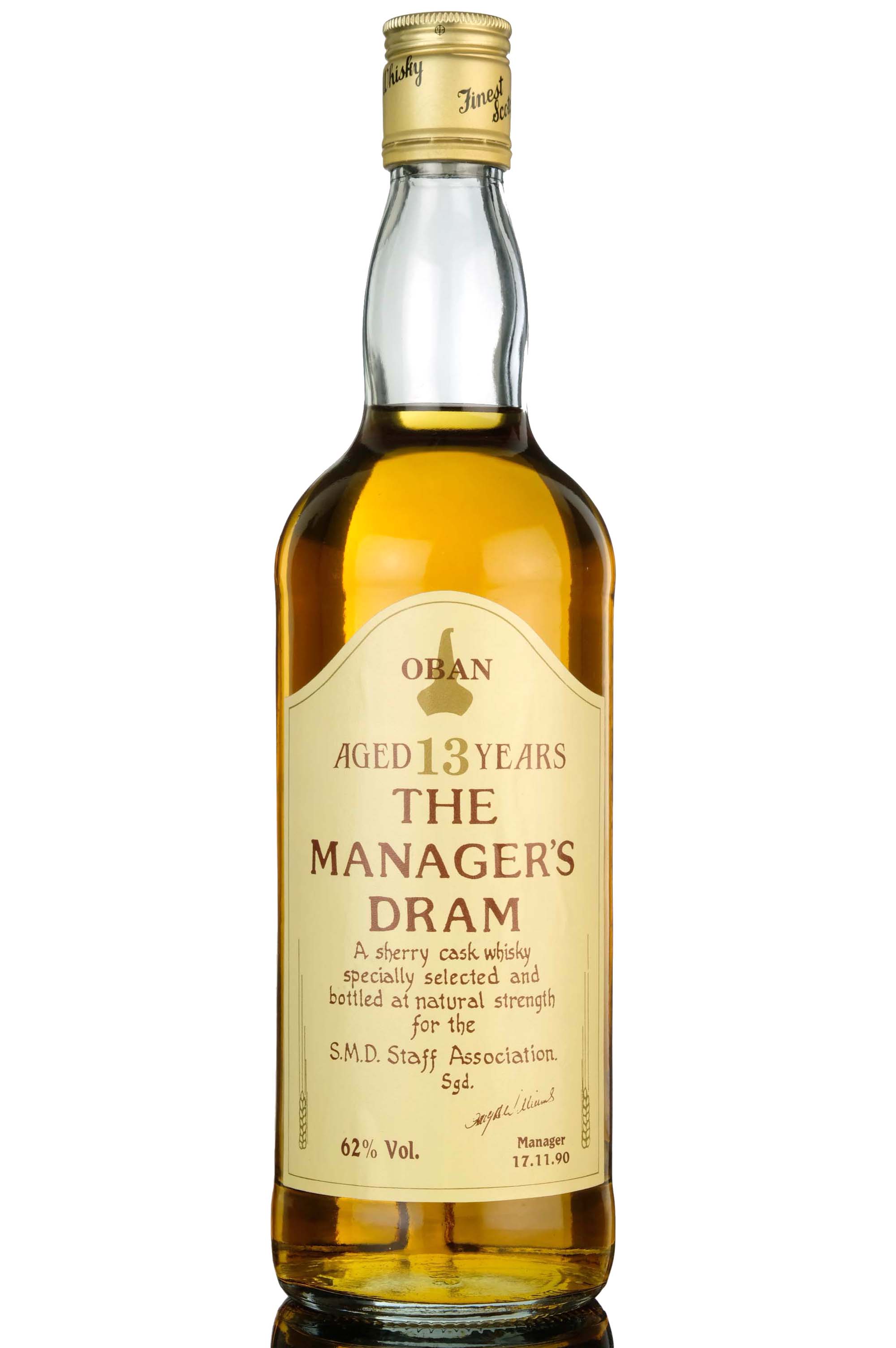 Oban 13 Year Old - Managers Dram 1990