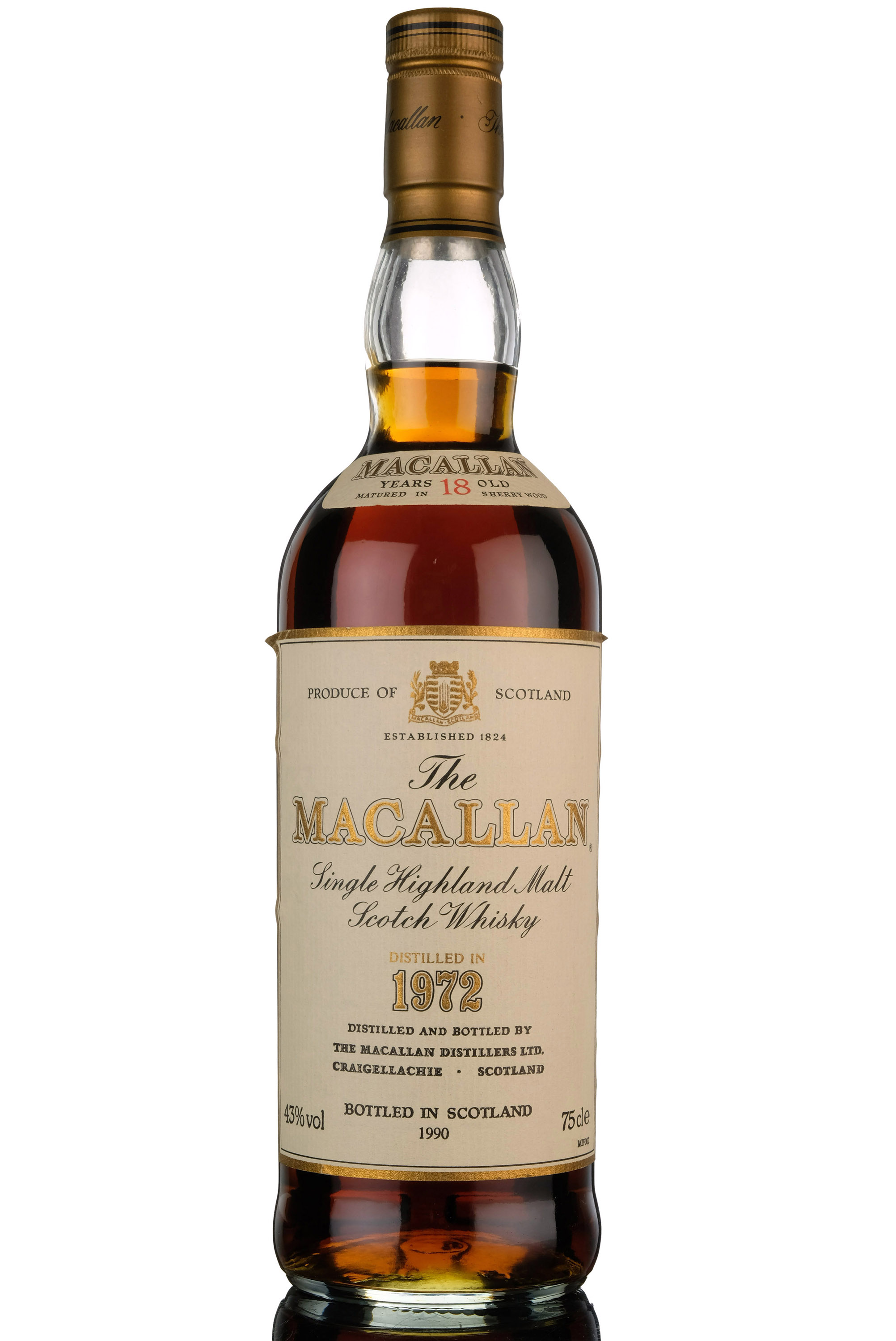 Macallan 1972-1990 - 18 Year Old - Sherry Cask