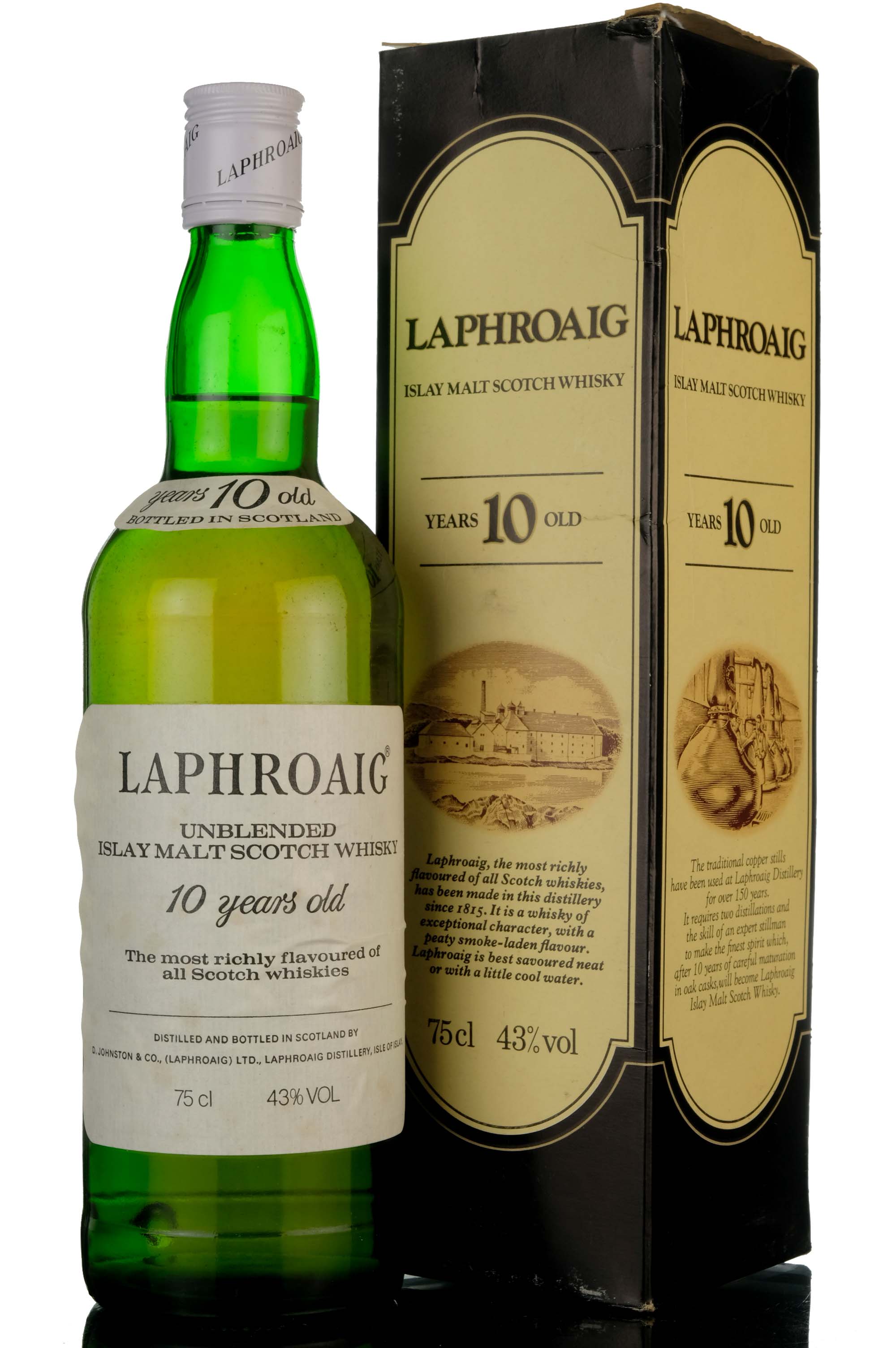 Laphroaig 10 Year Old - Unblended - 1981 Release