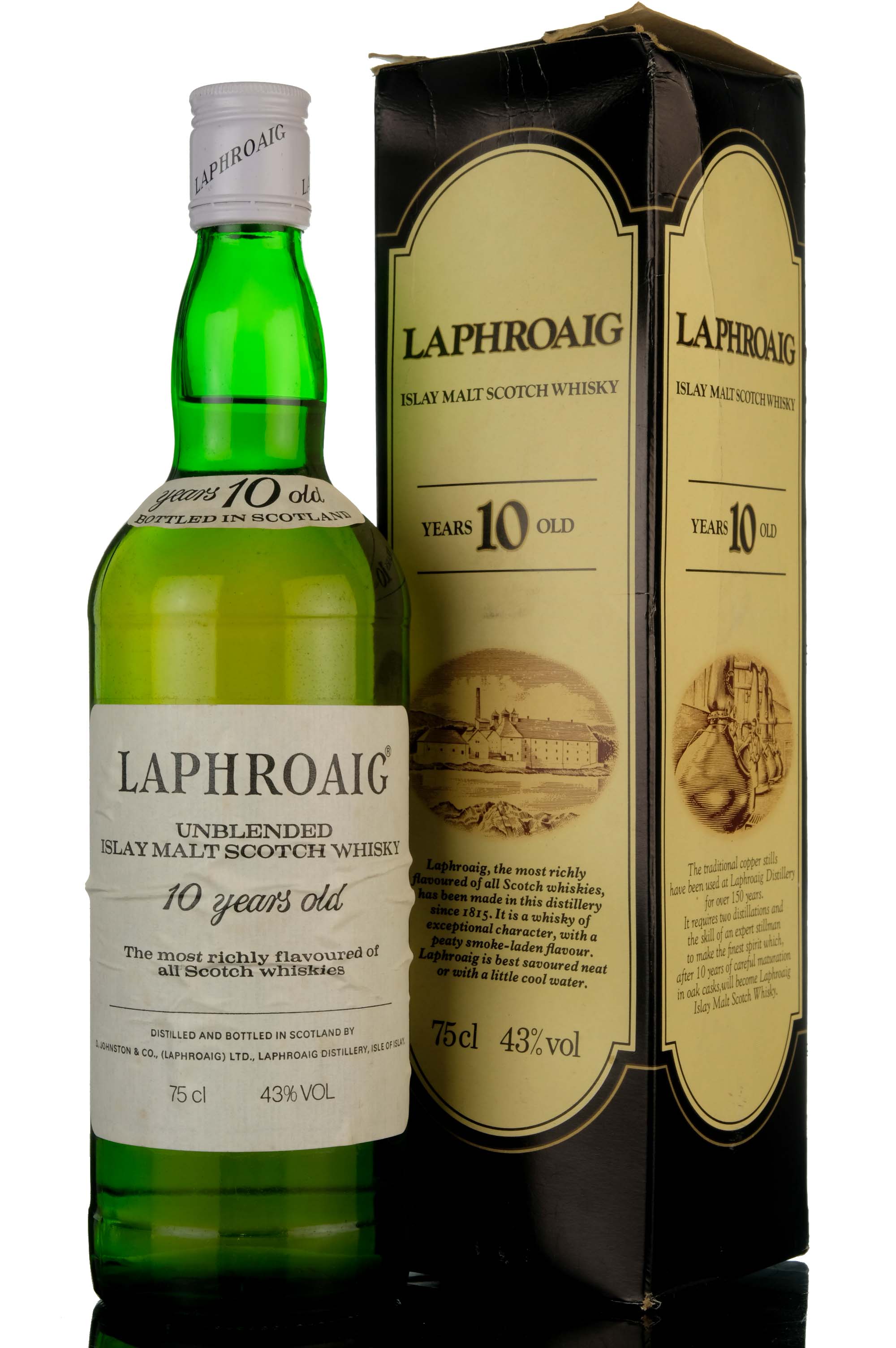 Laphroaig 10 Year Old - Unblended - 1981 Release