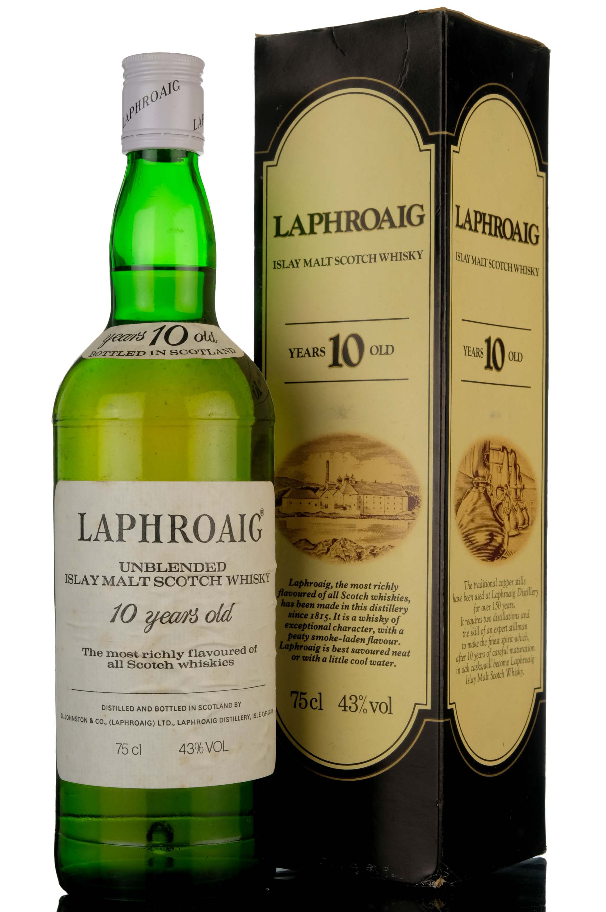 Laphroaig 10 Year Old - Unblended - 1981 Release