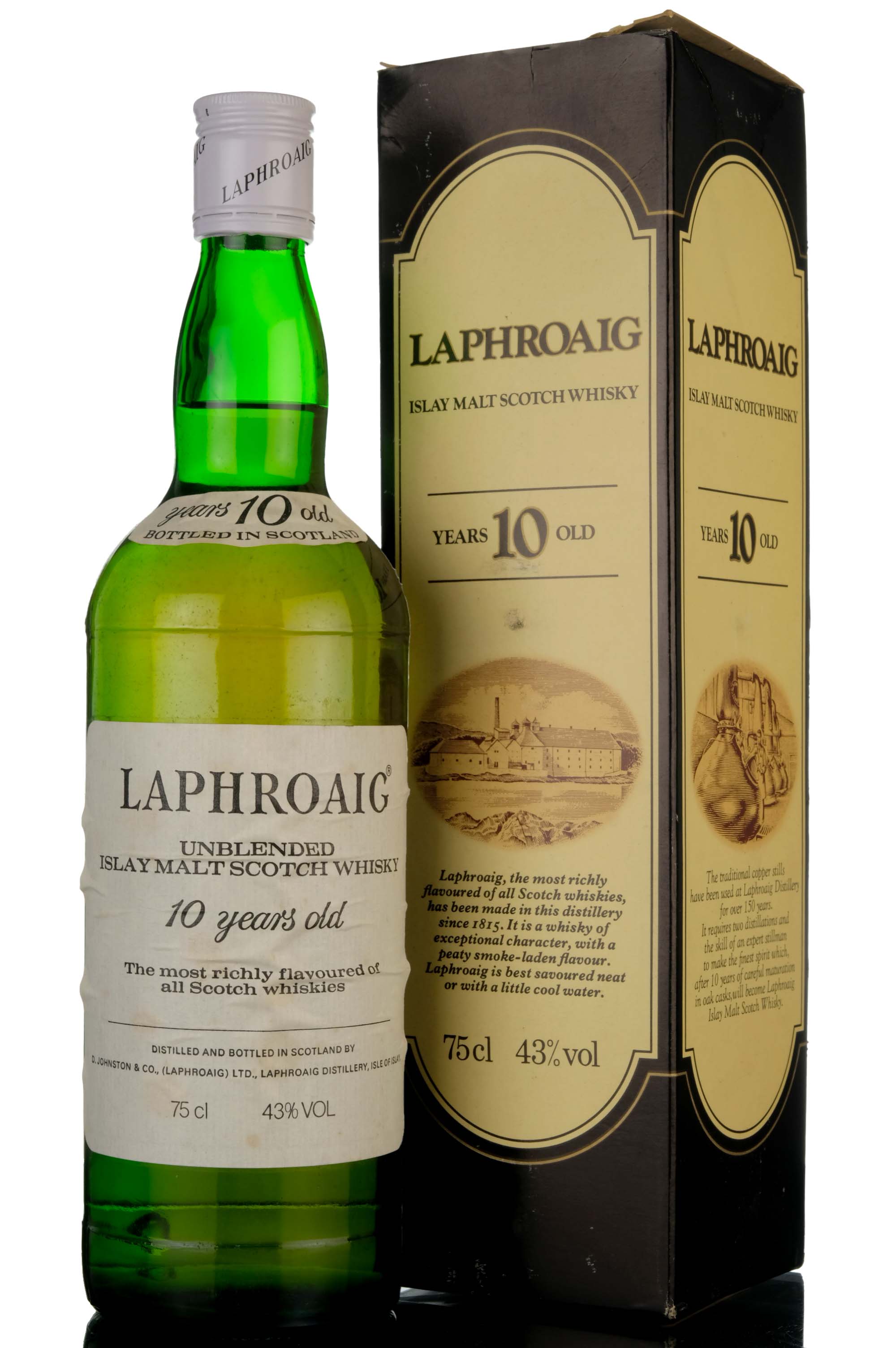 Laphroaig 10 Year Old - Unblended - 1981 Release