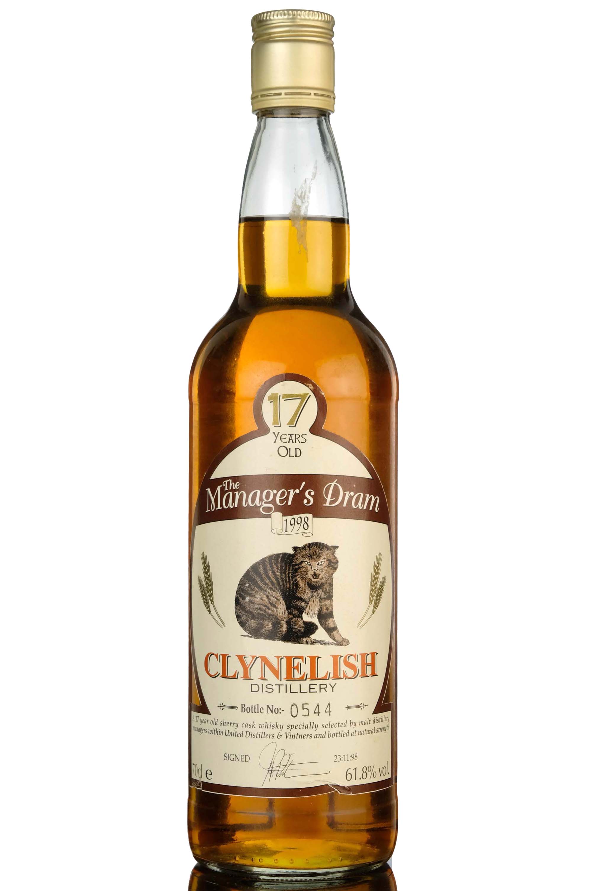 Clynelish 17 Year Old - Managers Dram 1998