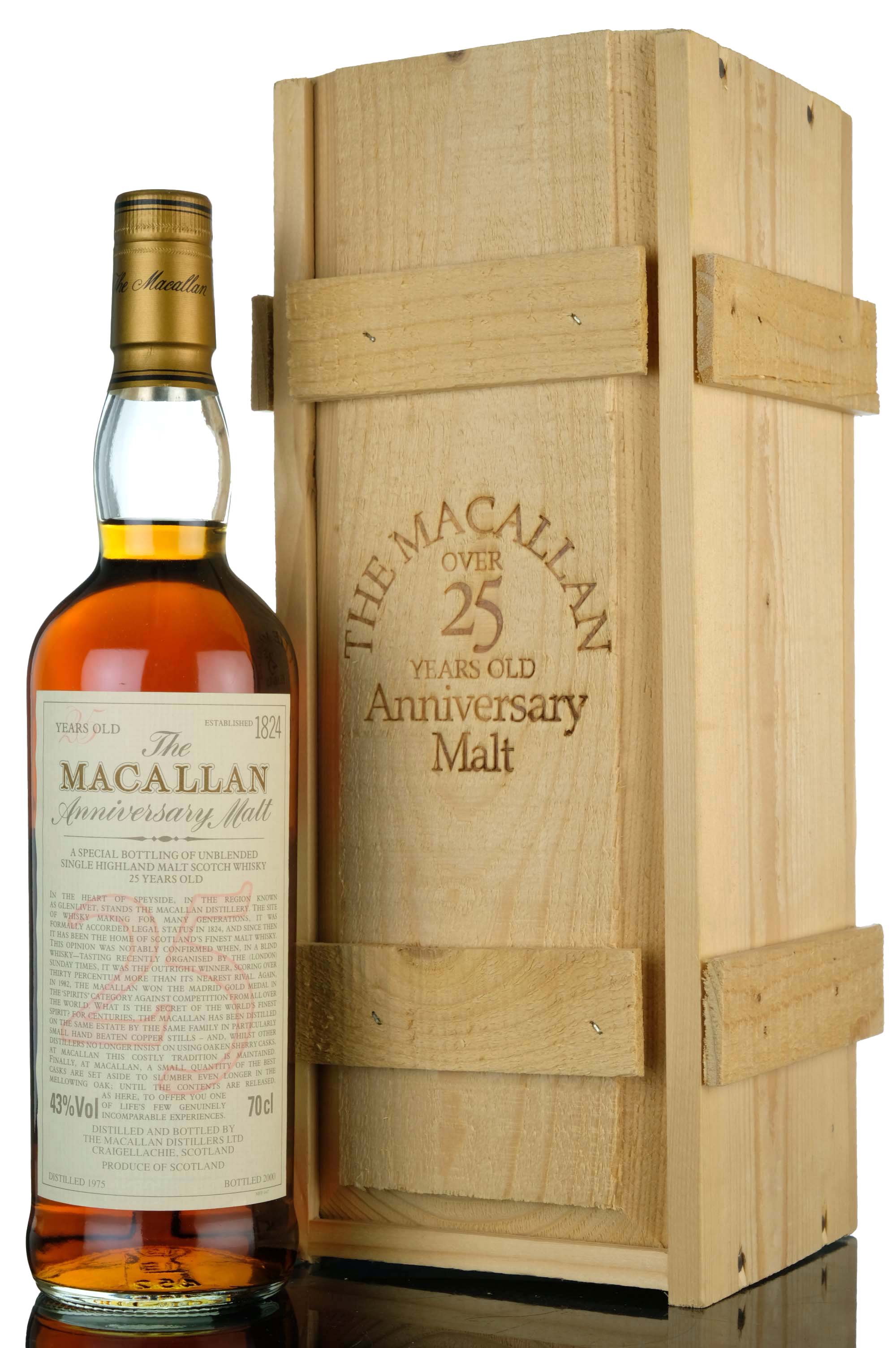 Macallan 1975-2000 - 25 Year Old Anniversary Malt