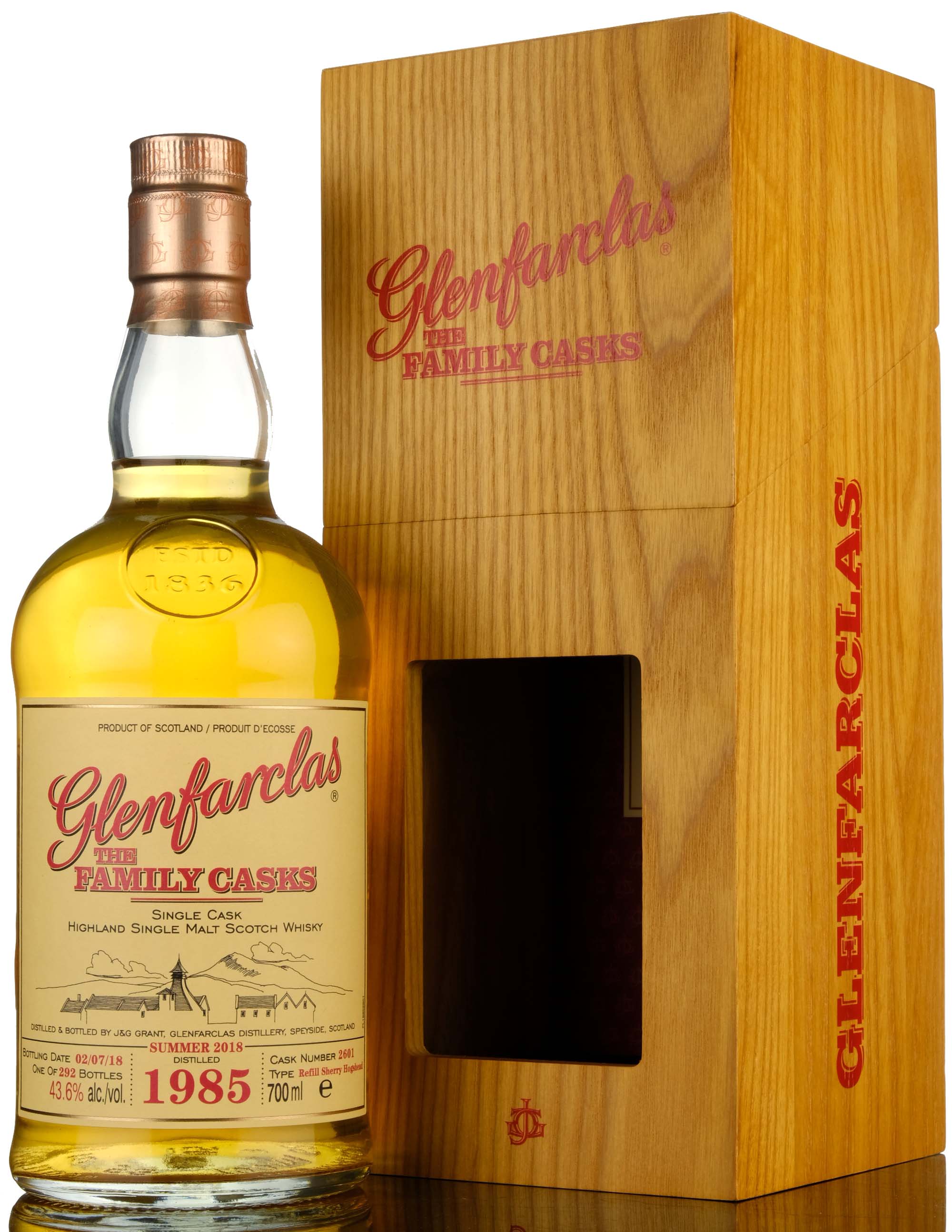 Glenfarclas 1985-2018 - The Family Casks - Single Cask 2601