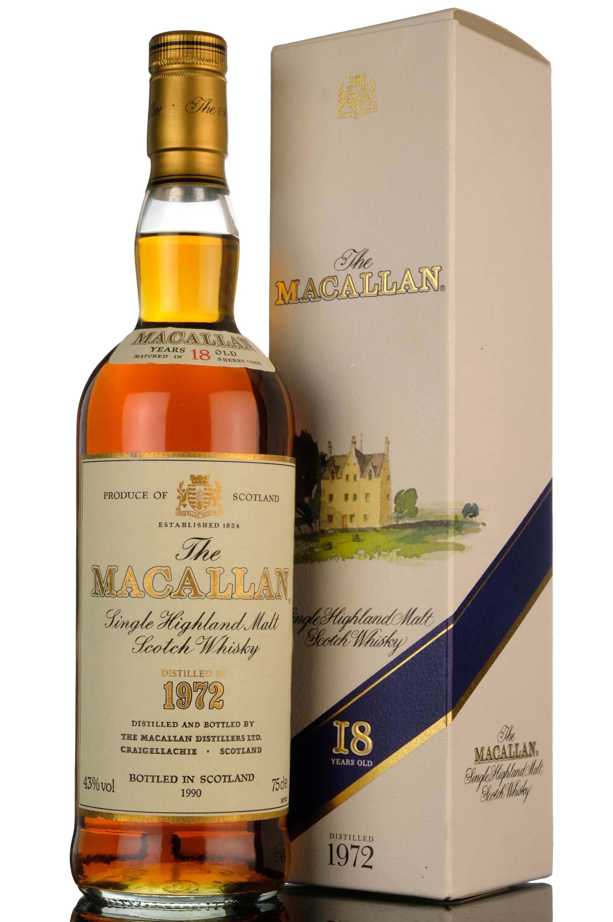 Macallan 1972-1990 - 18 Year Old - Sherry Cask