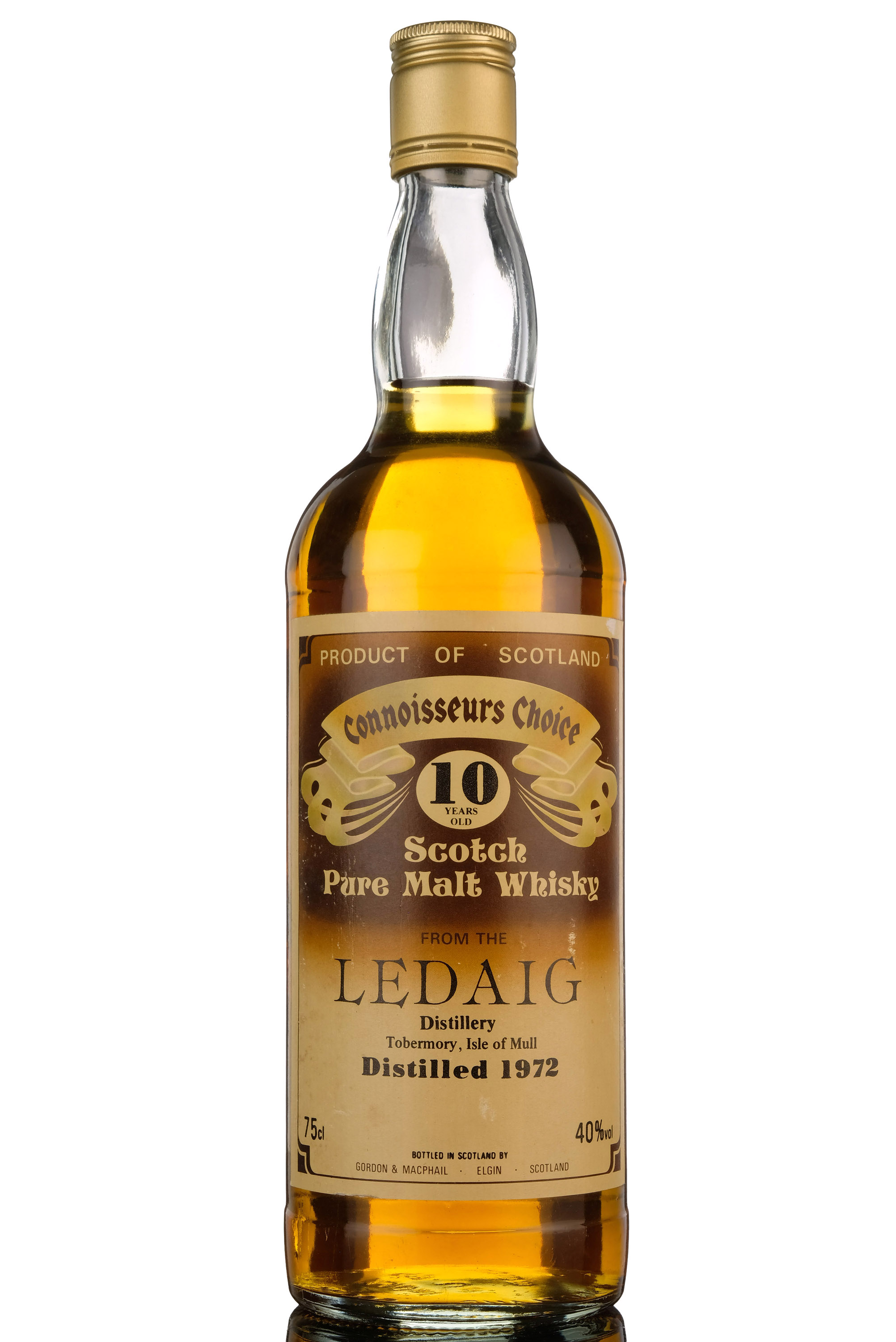 Ledaig 1972 - 10 Year Old - Gordon & MacPhail - Connoisseurs Choice