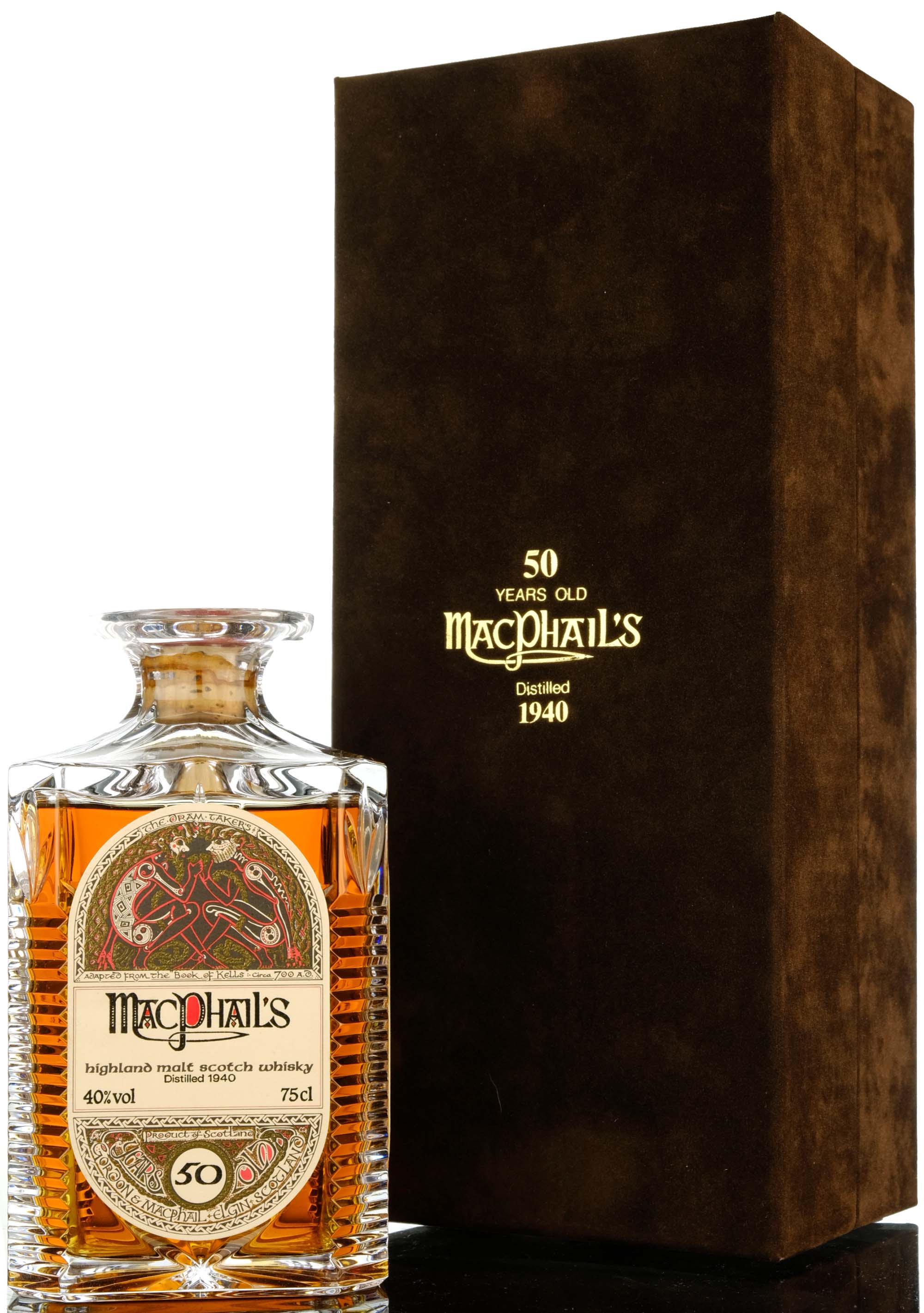 MacPhails 1940 - 50 Year Old - Gordon & MacPhail - Glencairn Crystal Decanter