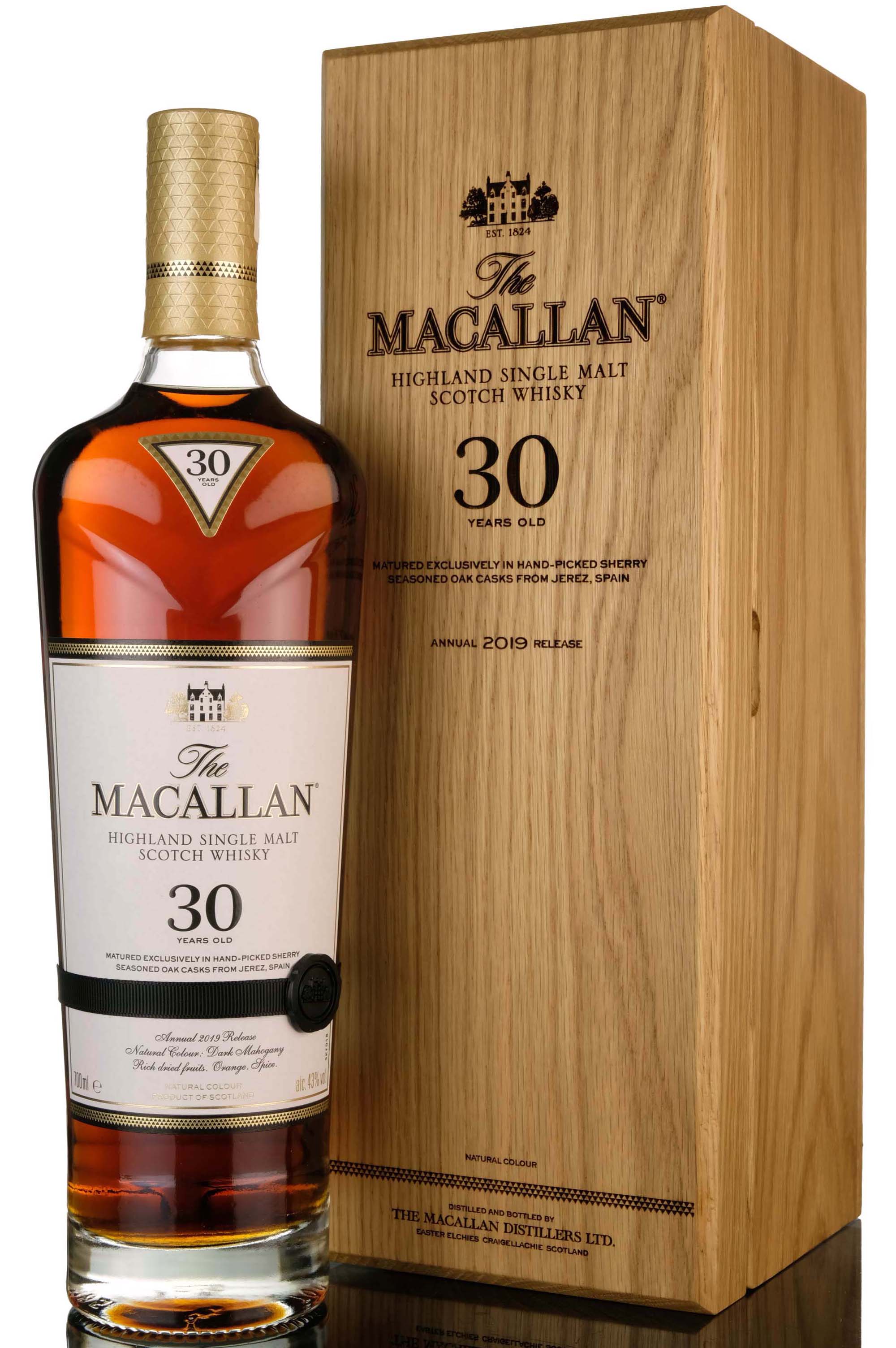 Macallan 30 Year Old - Sherry Cask - 2019 Release