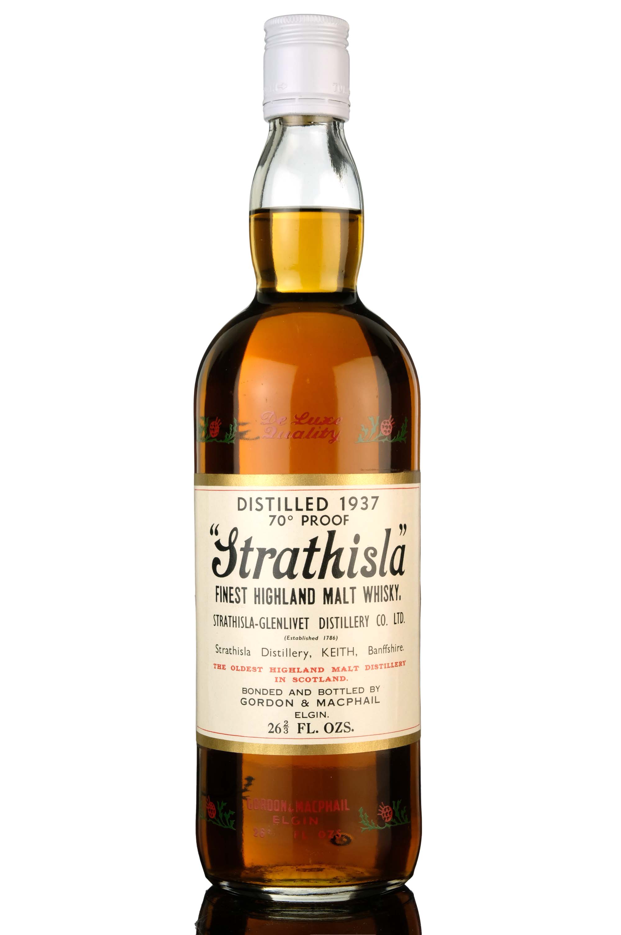 Strathisla 1937 - Gordon & MacPhail - Early 1970s