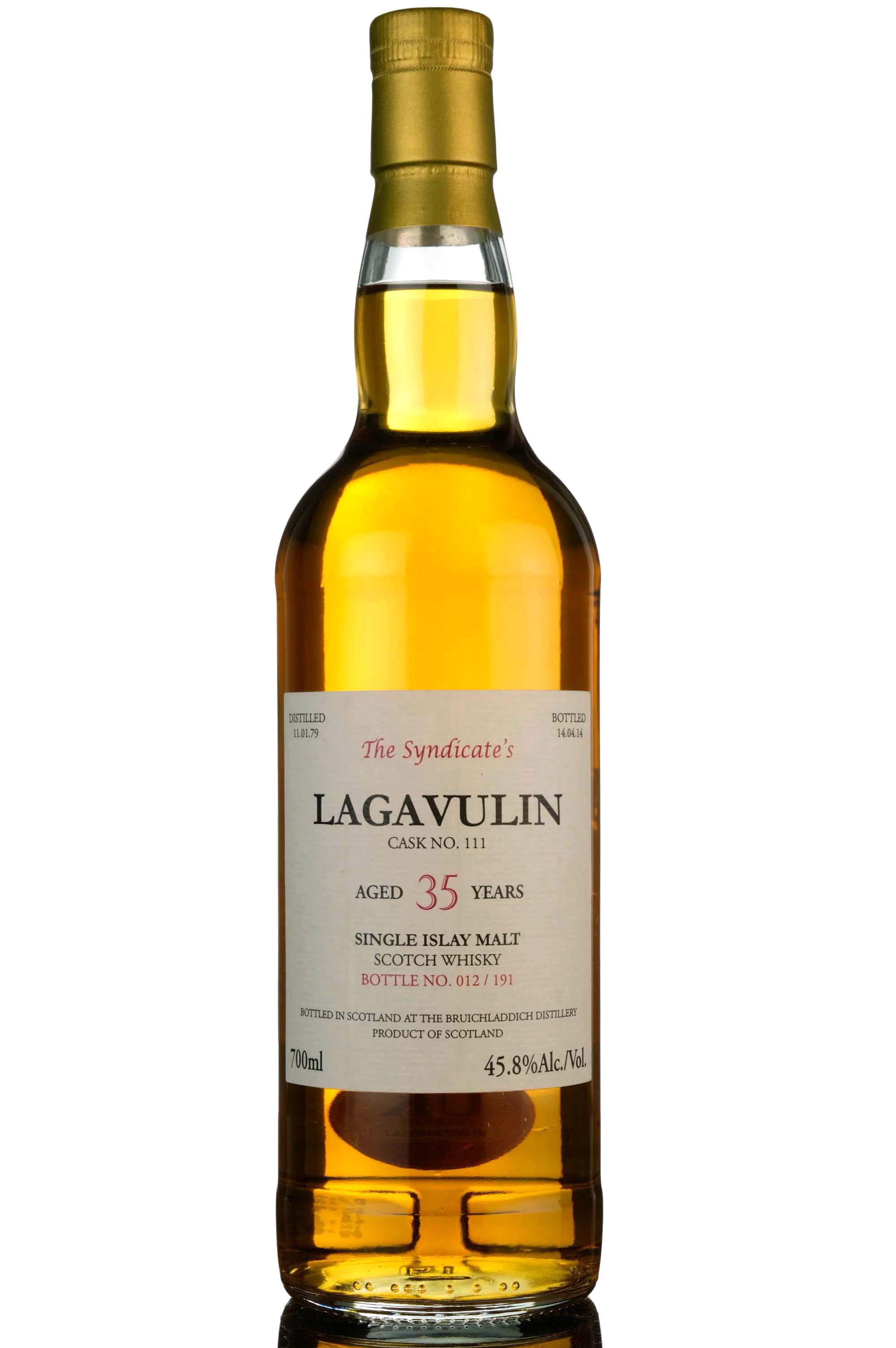 Lagavulin 1979-2014 - 35 Year Old - The Syndicates - Single Cask 111