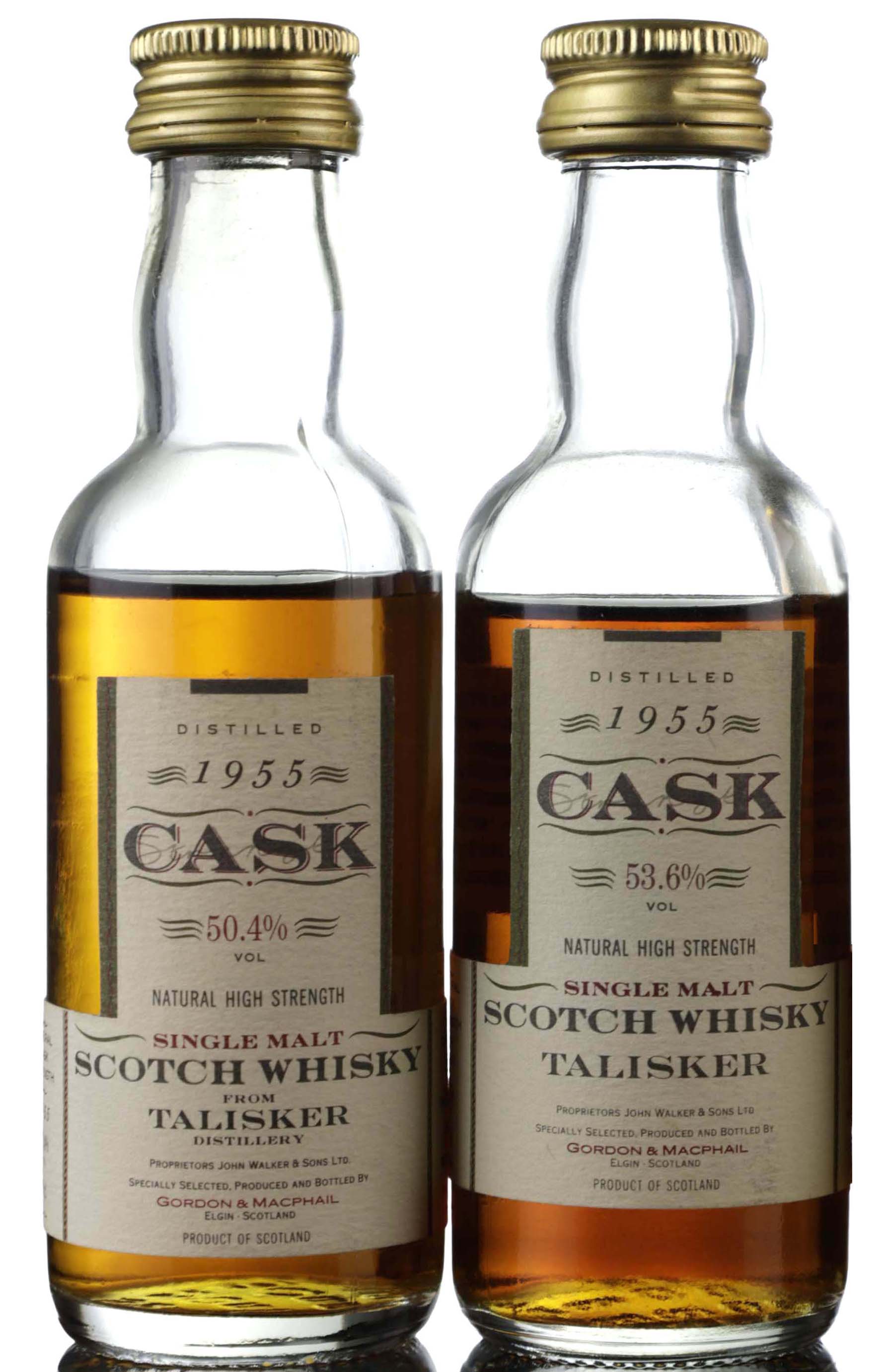 2 x Gordon & MacPhail Cask Strength - Miniatures