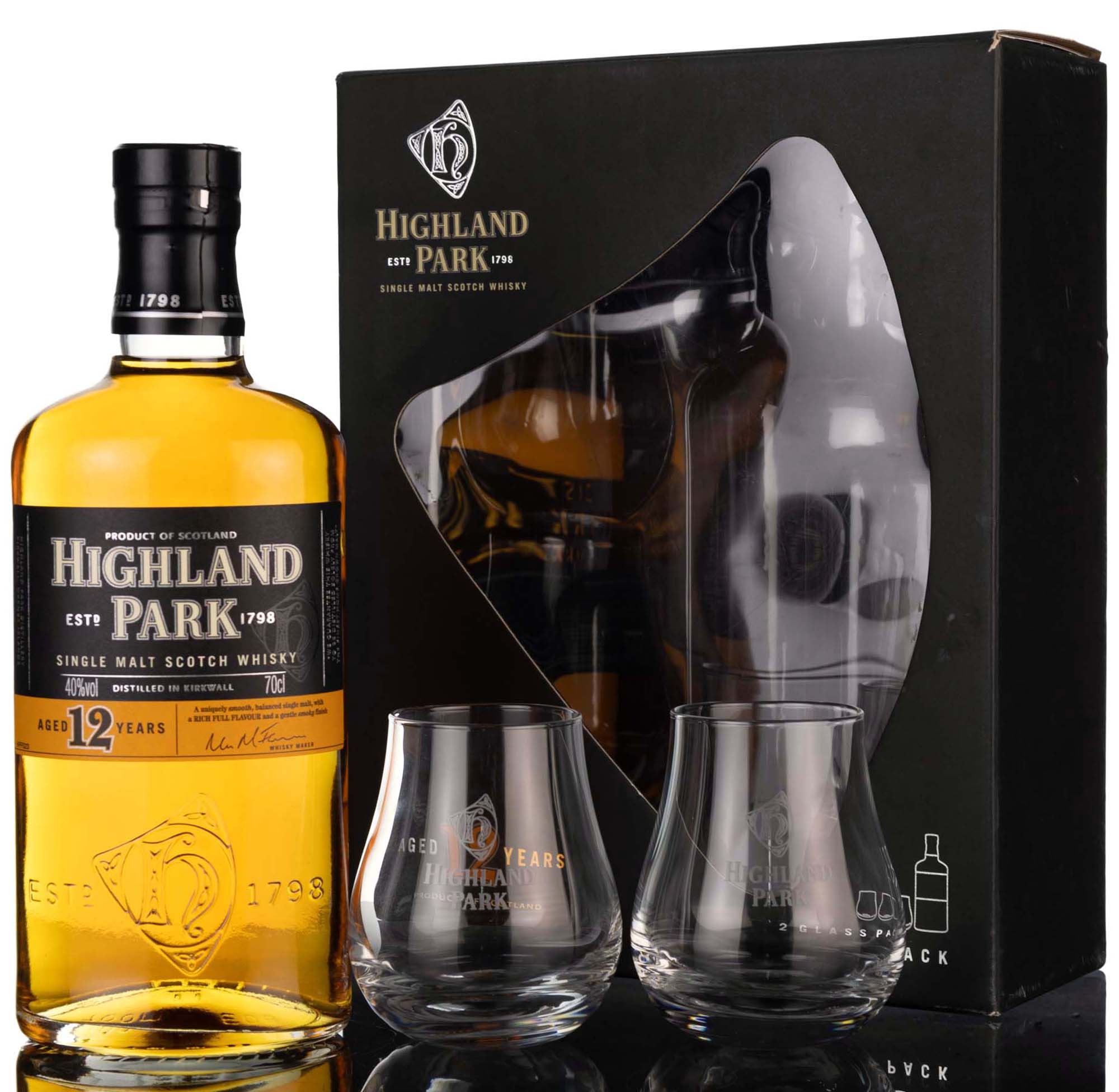 Highland Park 12 Year Old - Post-2006 - Presentation Set