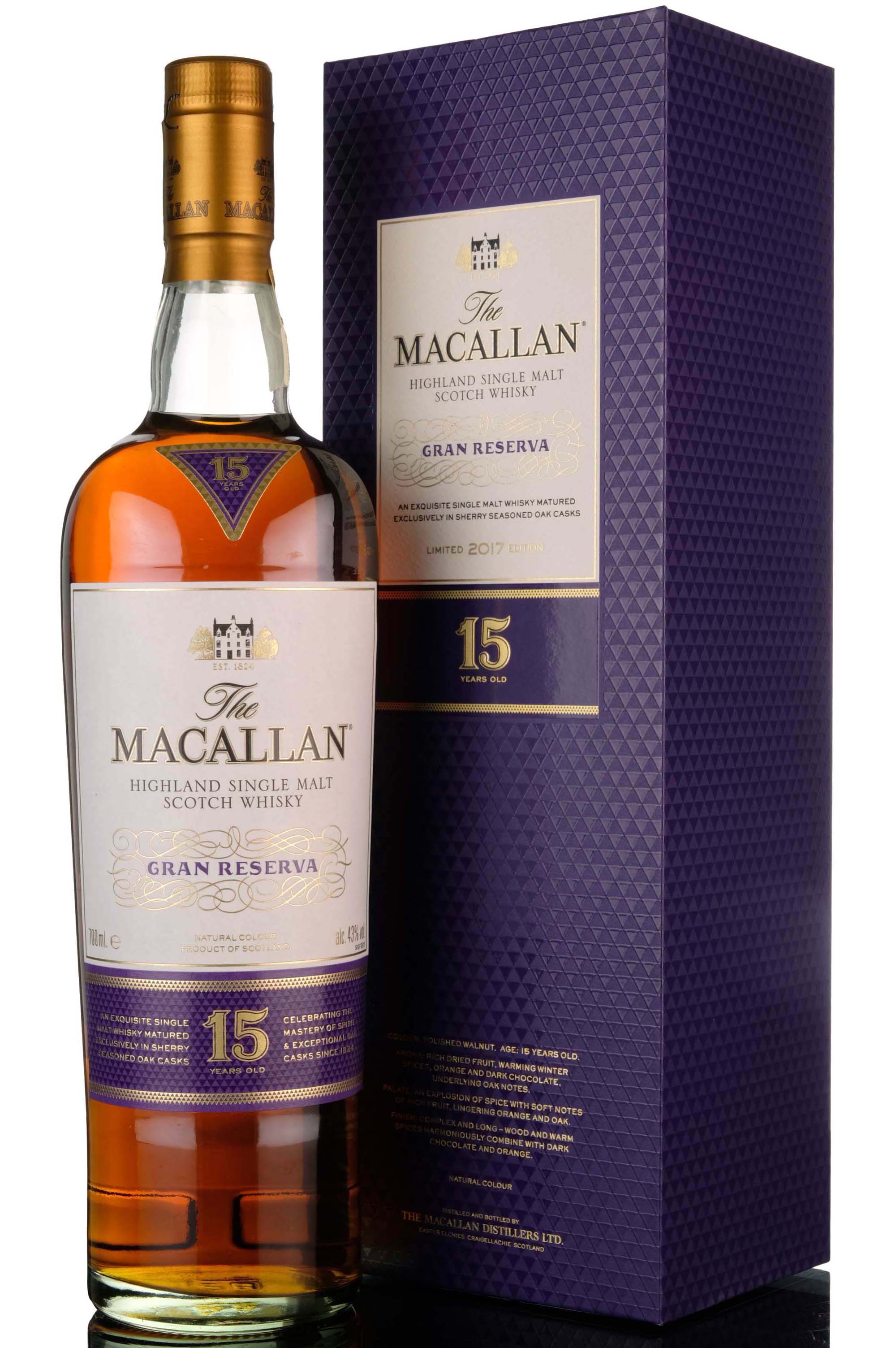 Macallan 15 Year Old - Gran Reserva - 2017 Release