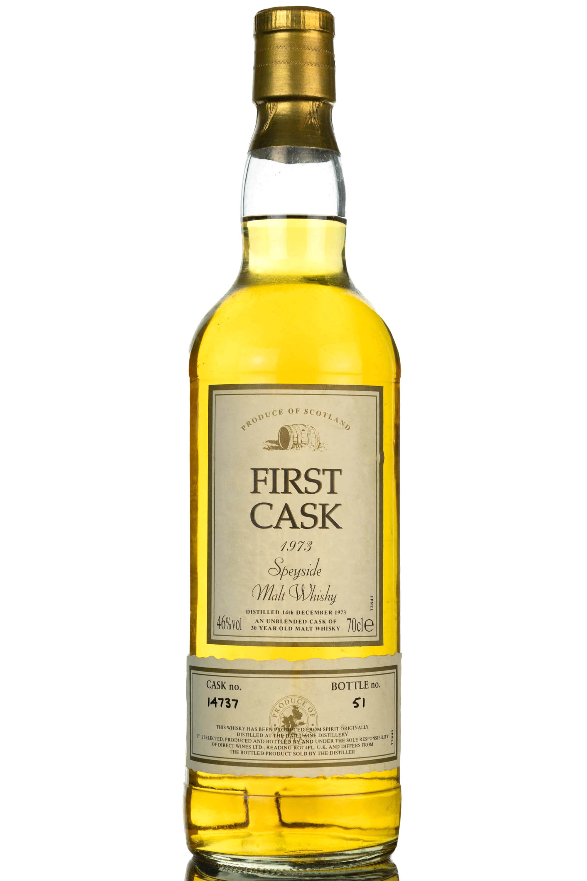 Dailuaine 1973 - 30 Year Old - First Cask - Single Cask 14737