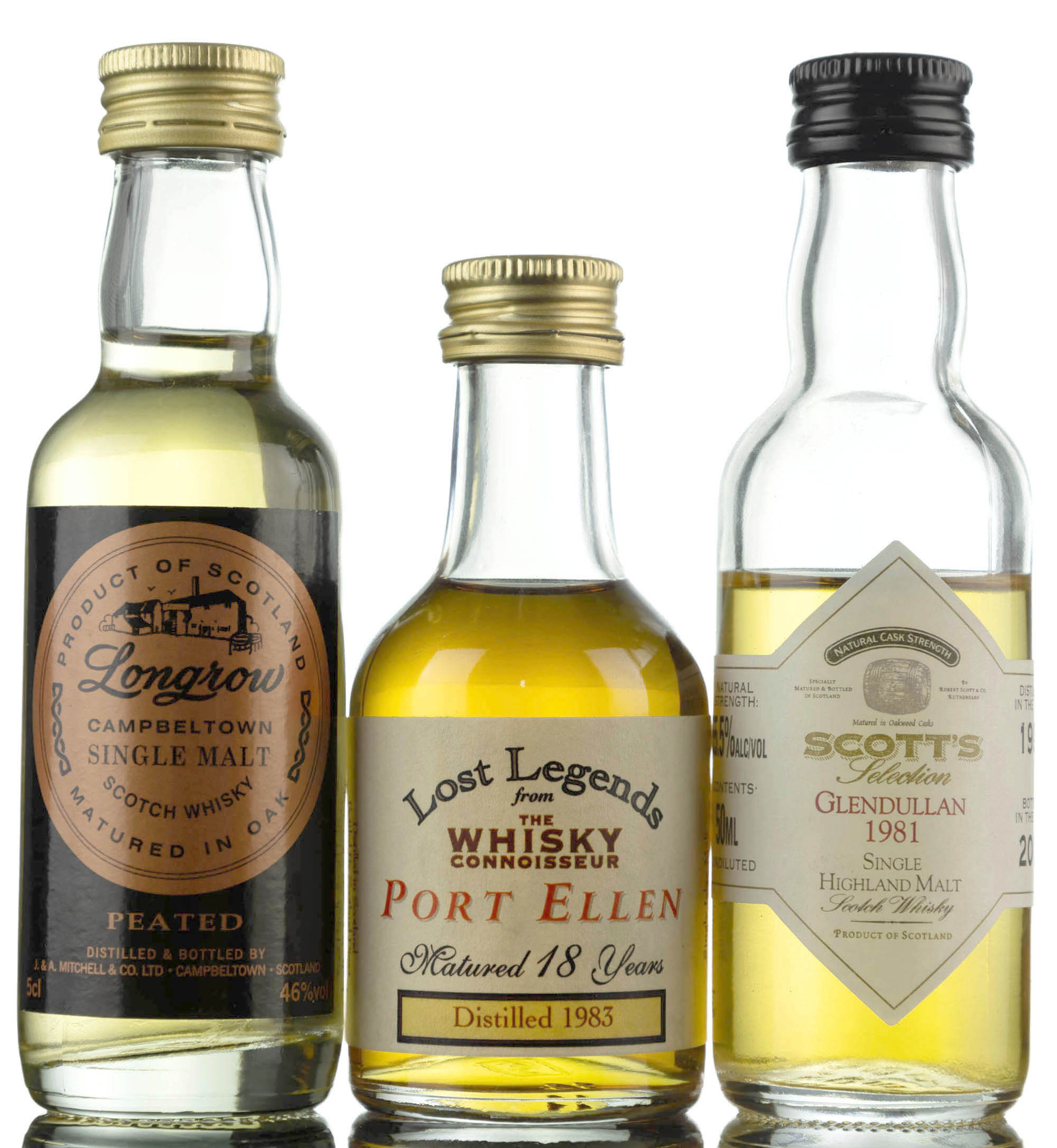 3 x Single Malt Miniatures