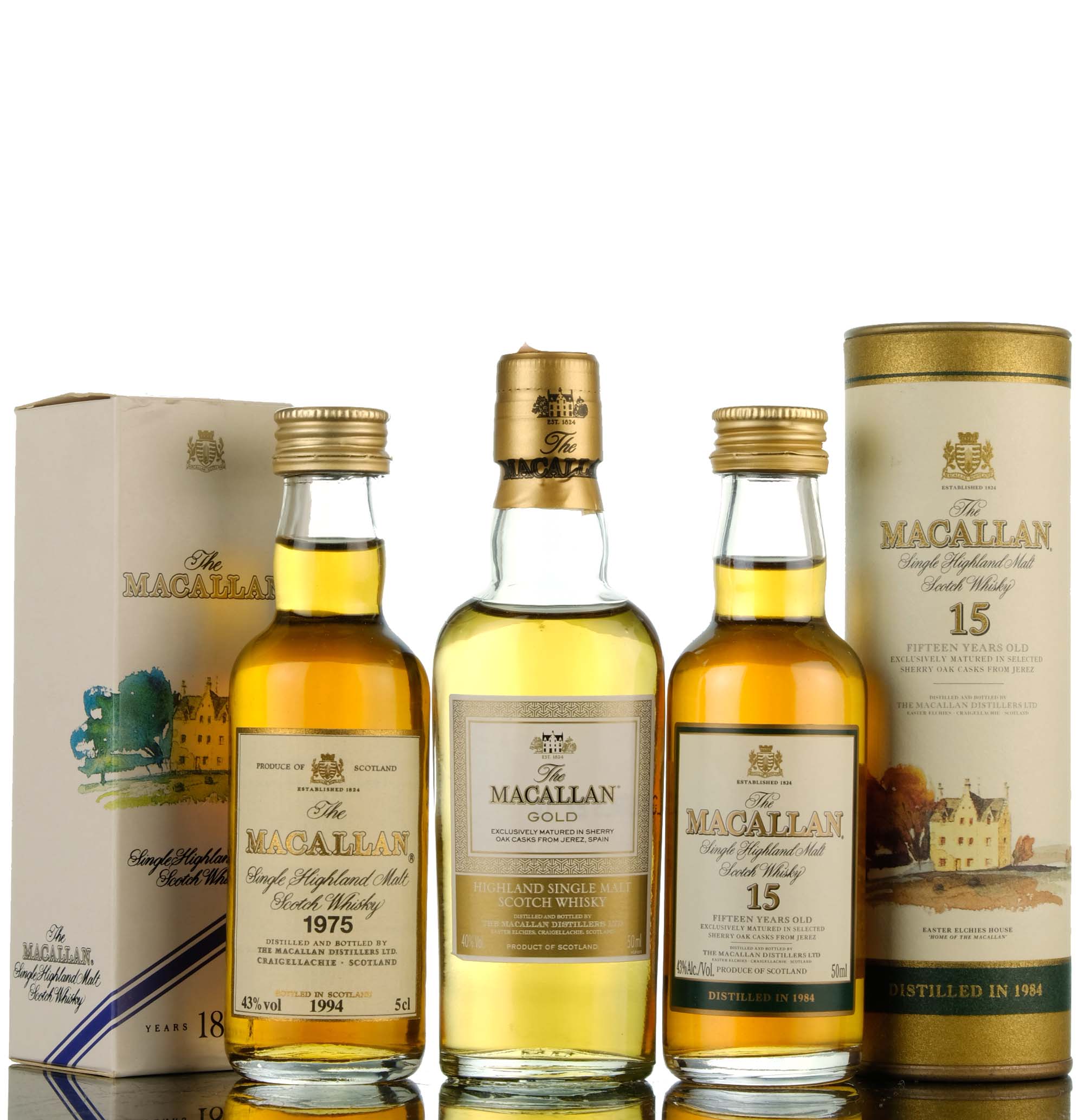 3 x Single Malt Miniatures